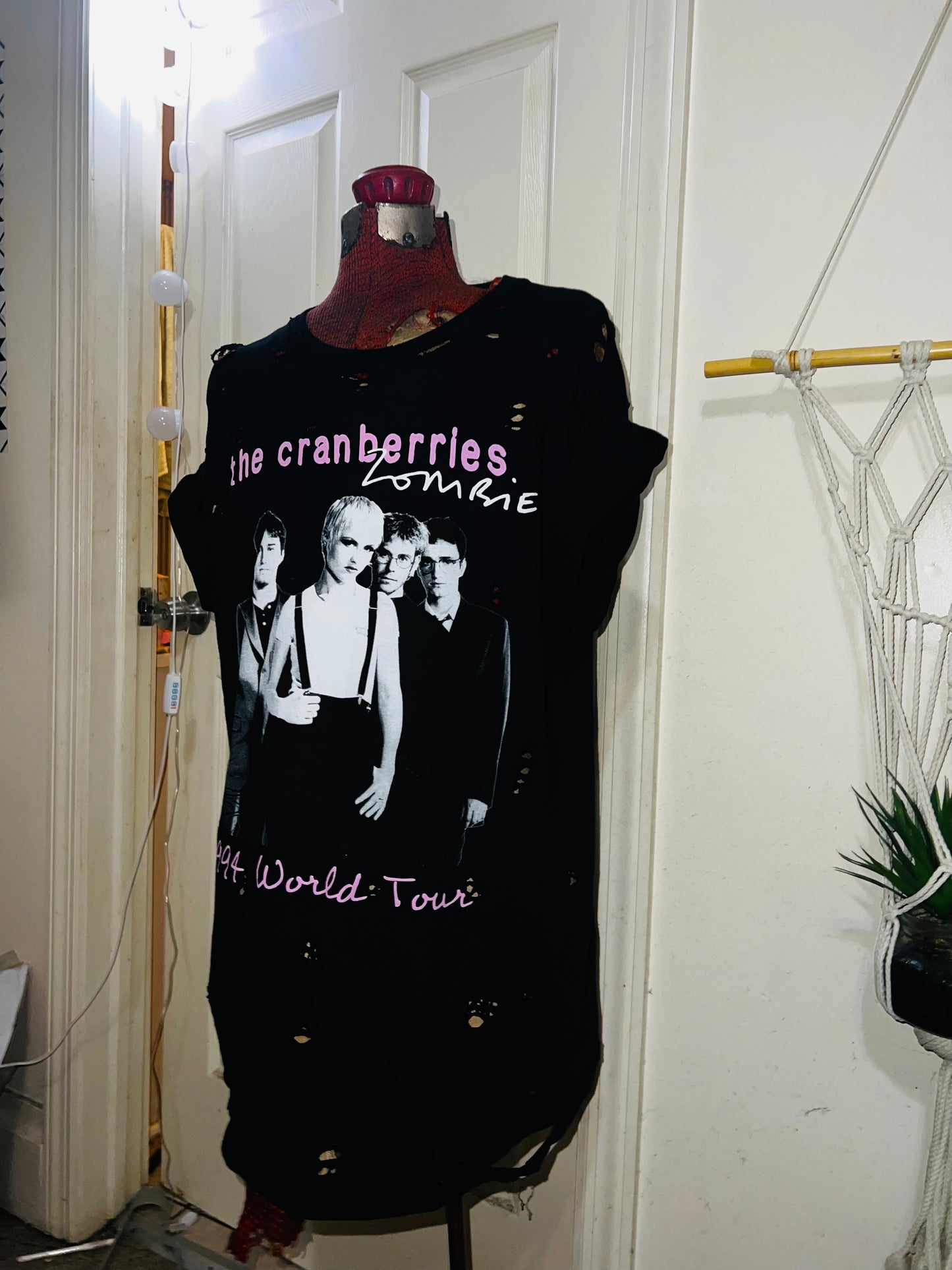 The Cranberries Oversized Distressed Tee