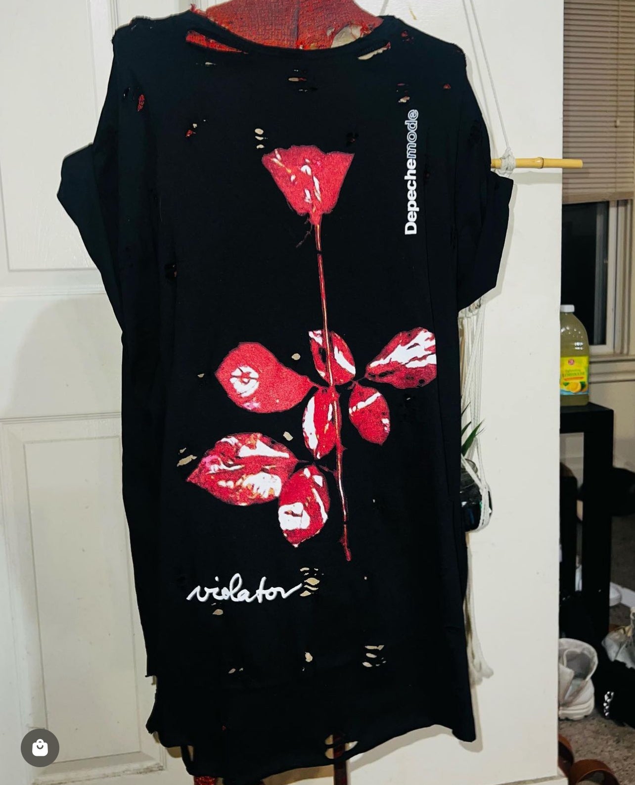 Depeche Mode Oversized Distressed Tee