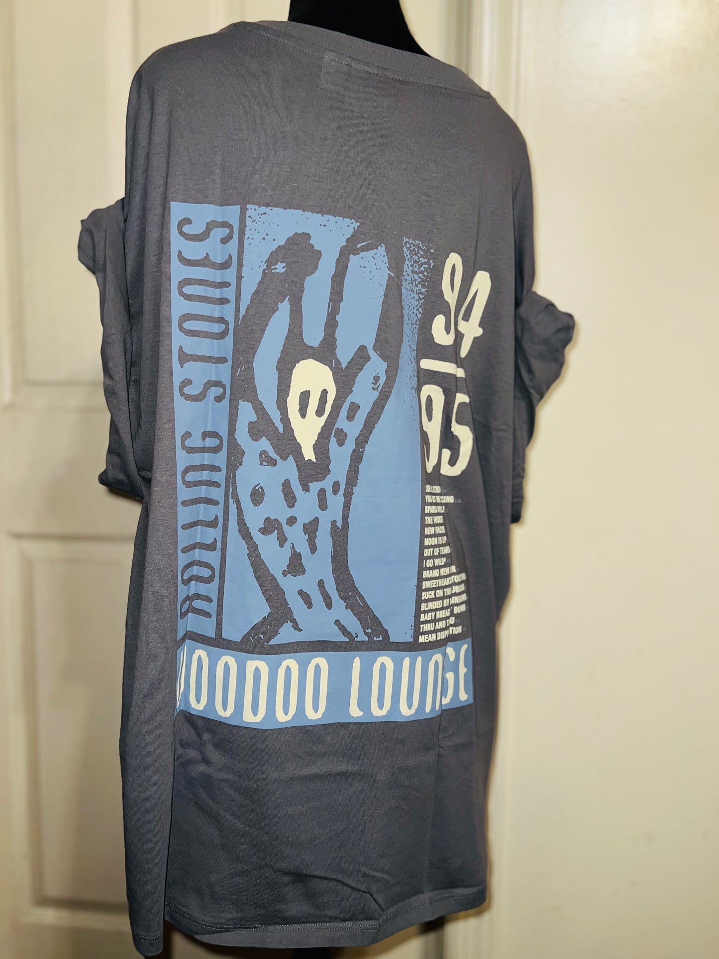 The Rolling Stones Double Sided Voodoo Distressed Tee