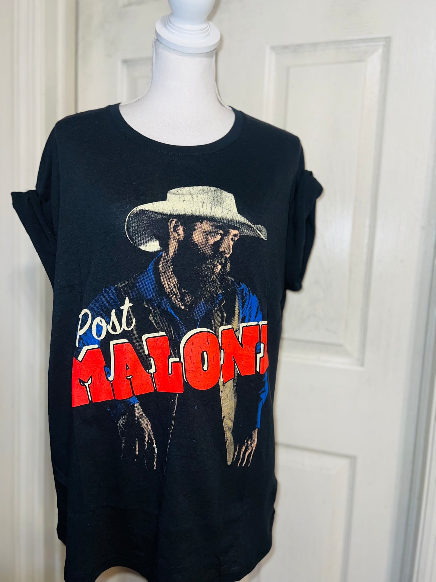Post Malone Oversized Distressed Tee