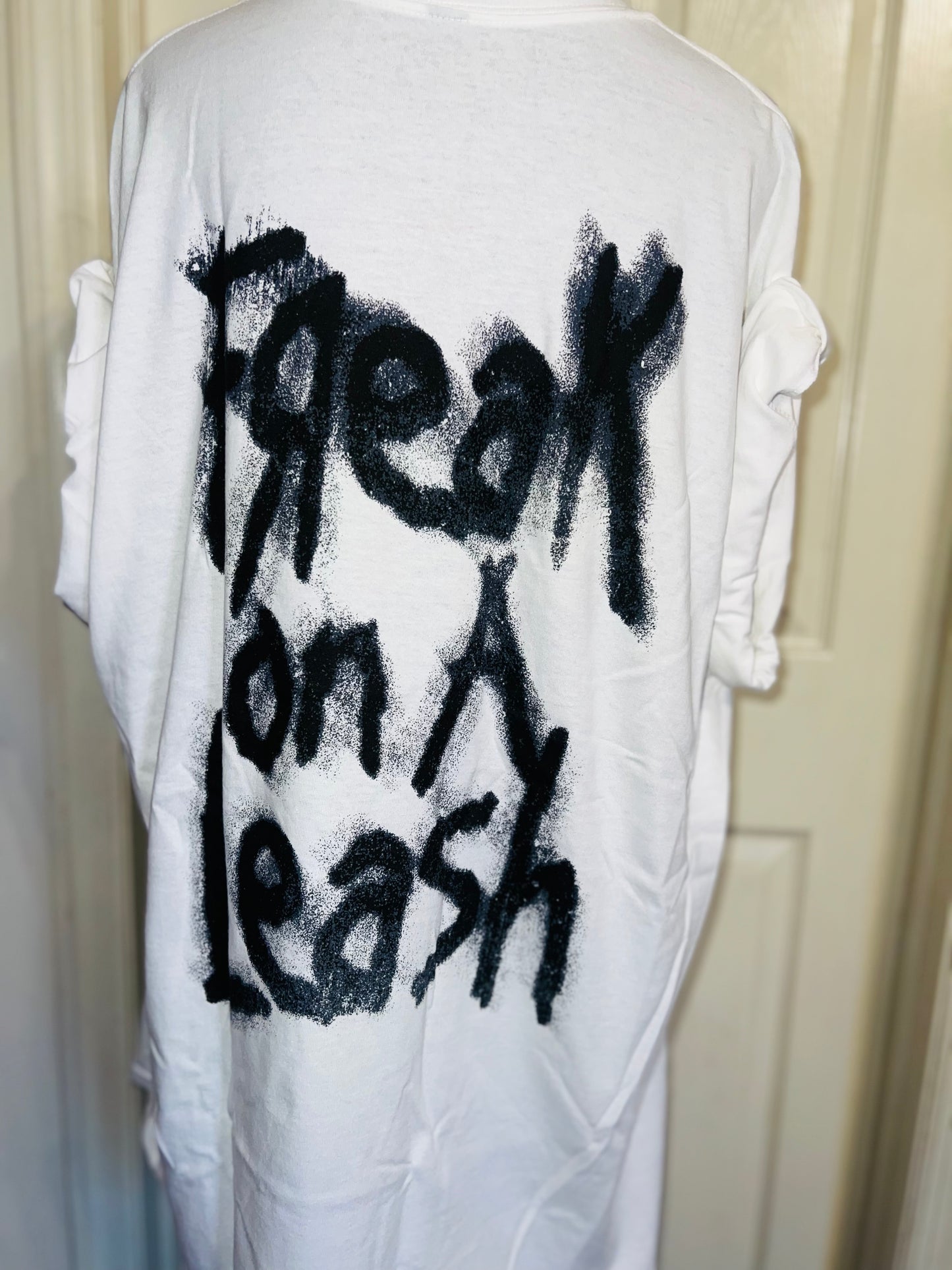 Korn Double Sided Oversized Distressed Tee