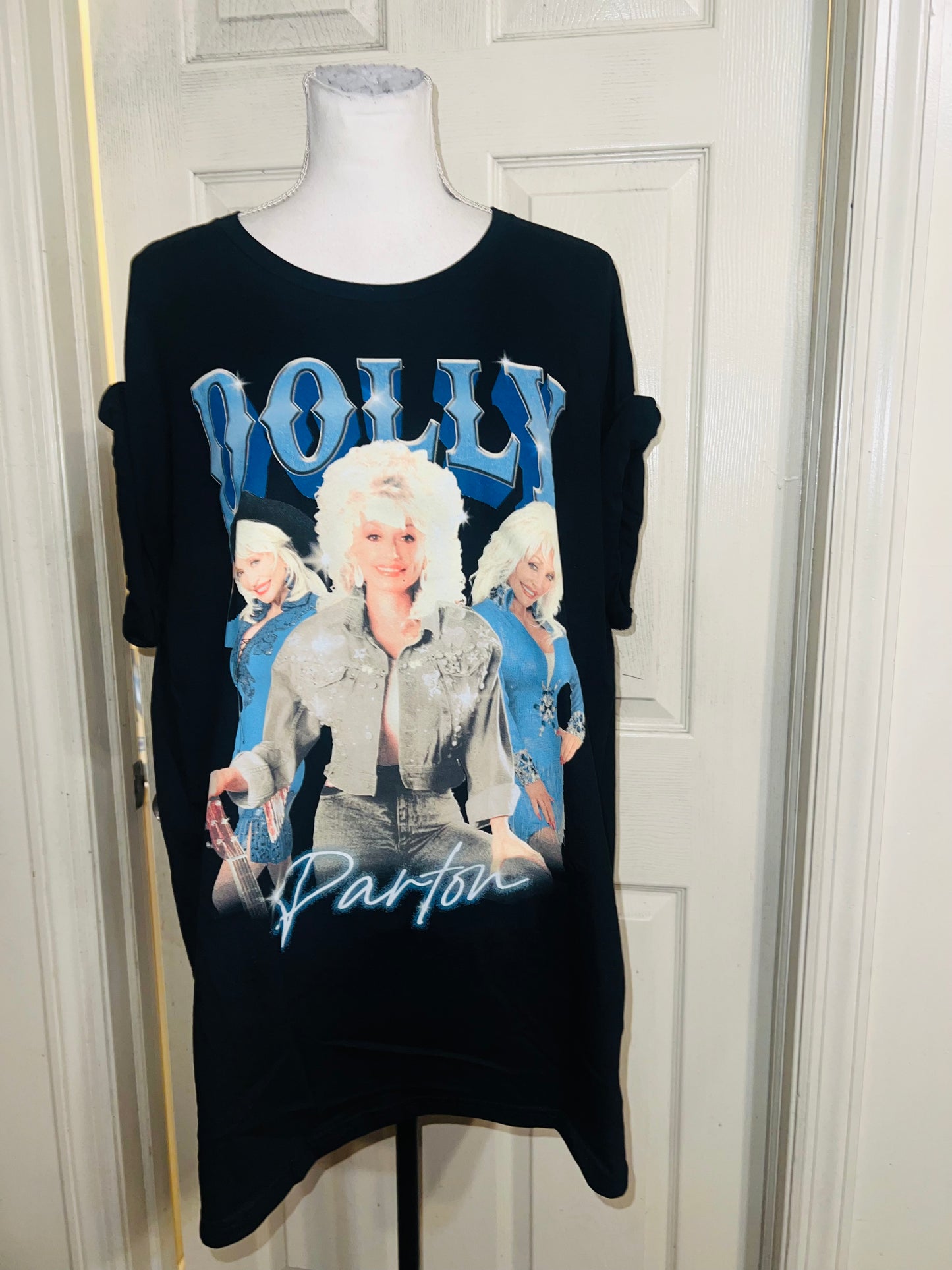 Dolly Parton Oversized Distressed Tee