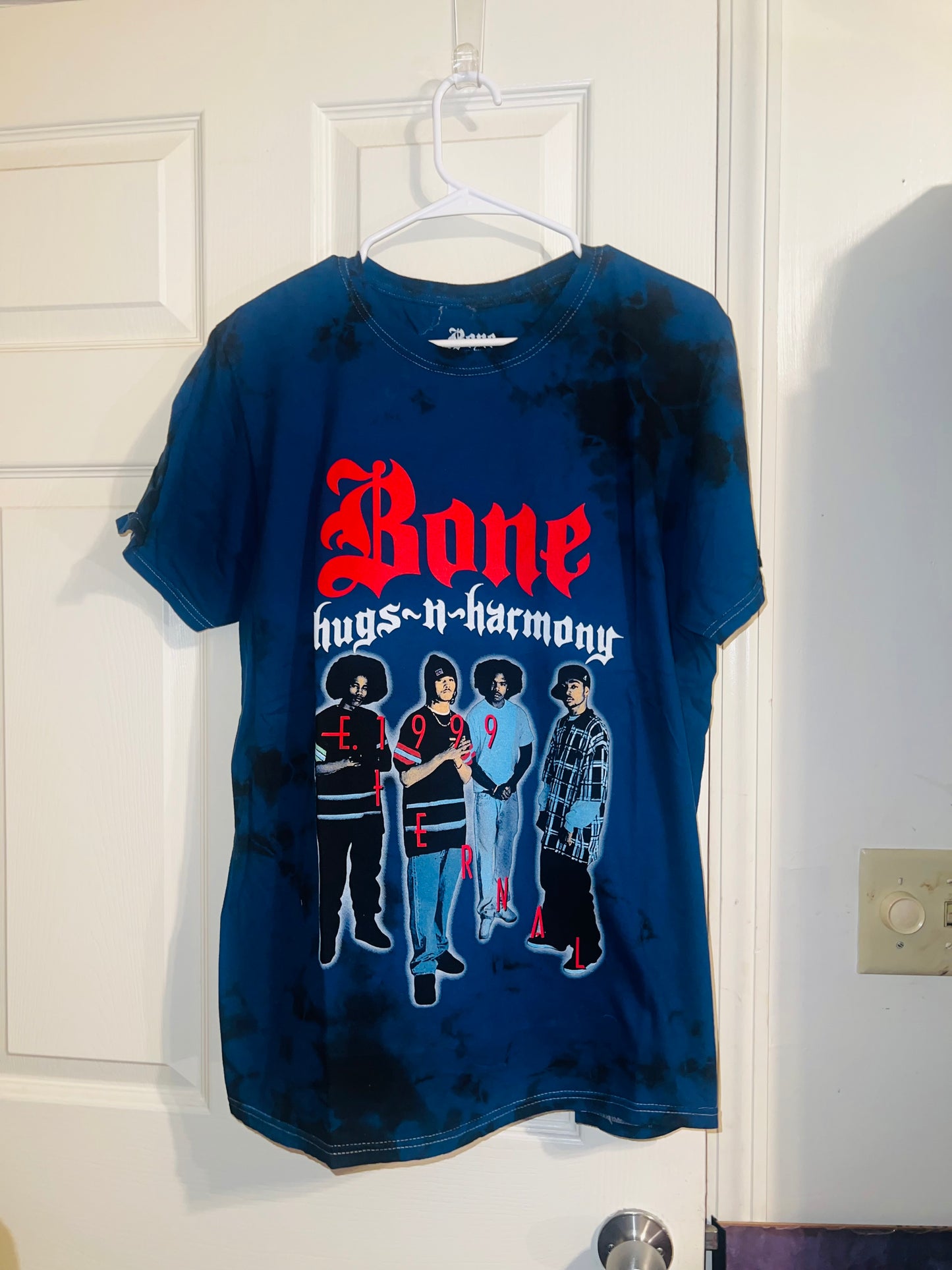 Bone Thugs n Harmony Tie Dyed Oversized Distressed Tee