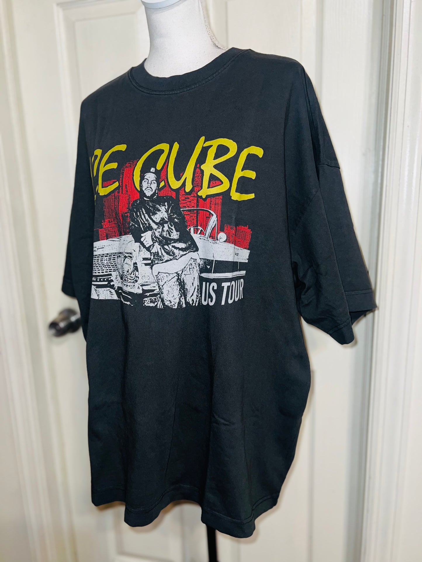 Ice Cube Double Sided Oversized Distressed Tee