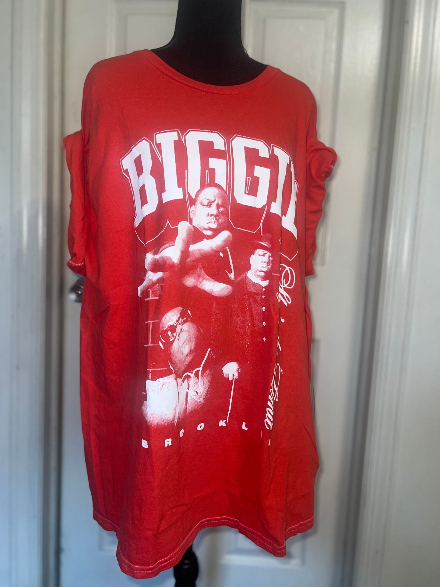 Biggie Smalls Oversized Distressed Tee