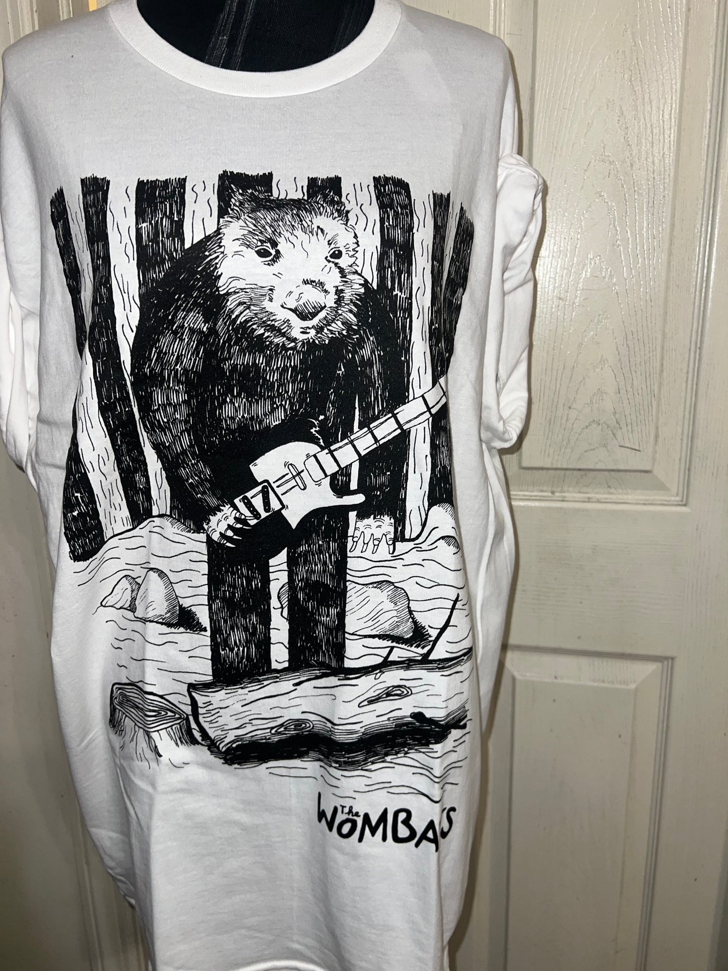 The Wombats Oversized Distressed Tee