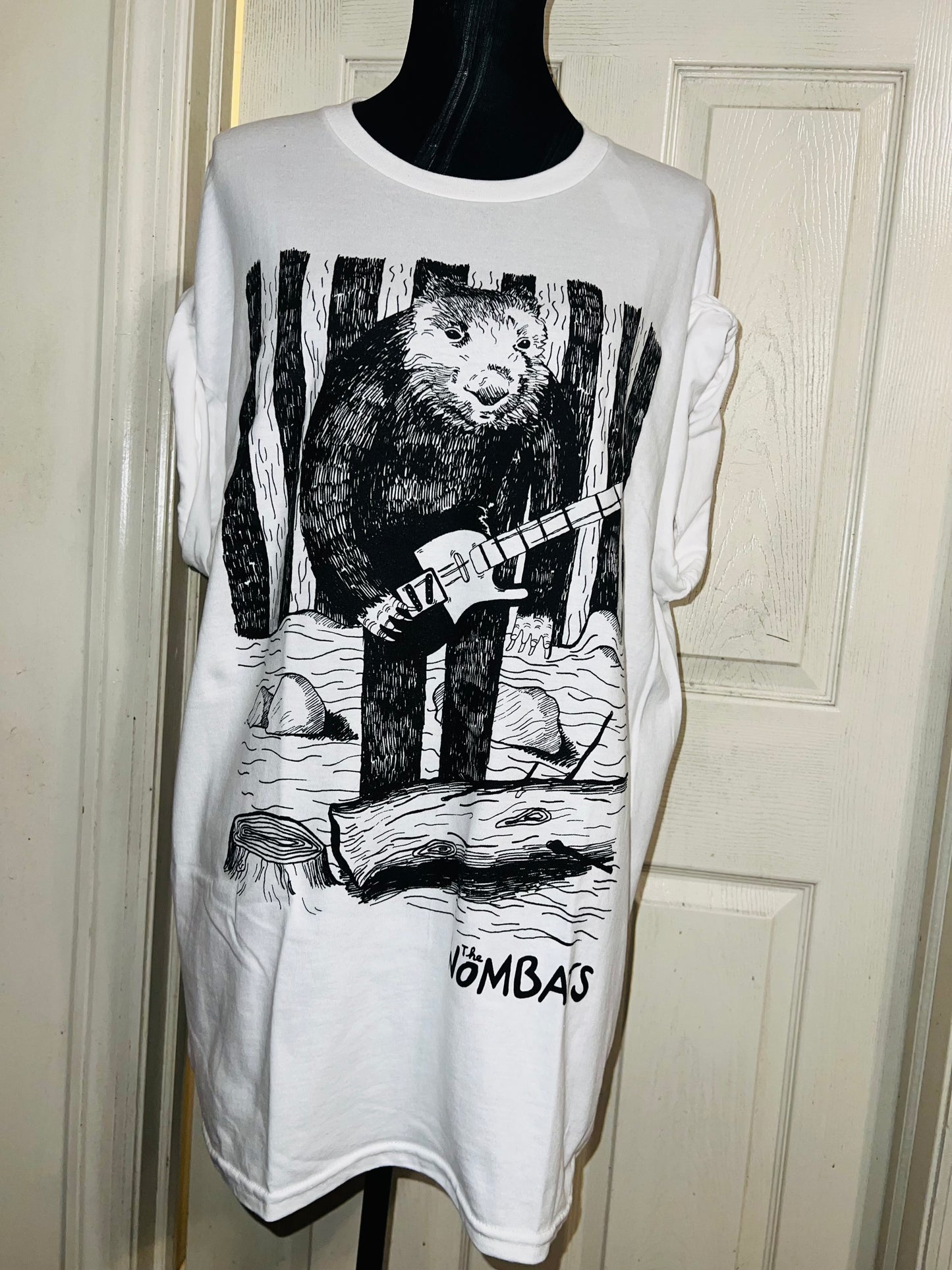 The Wombats Oversized Distressed Tee