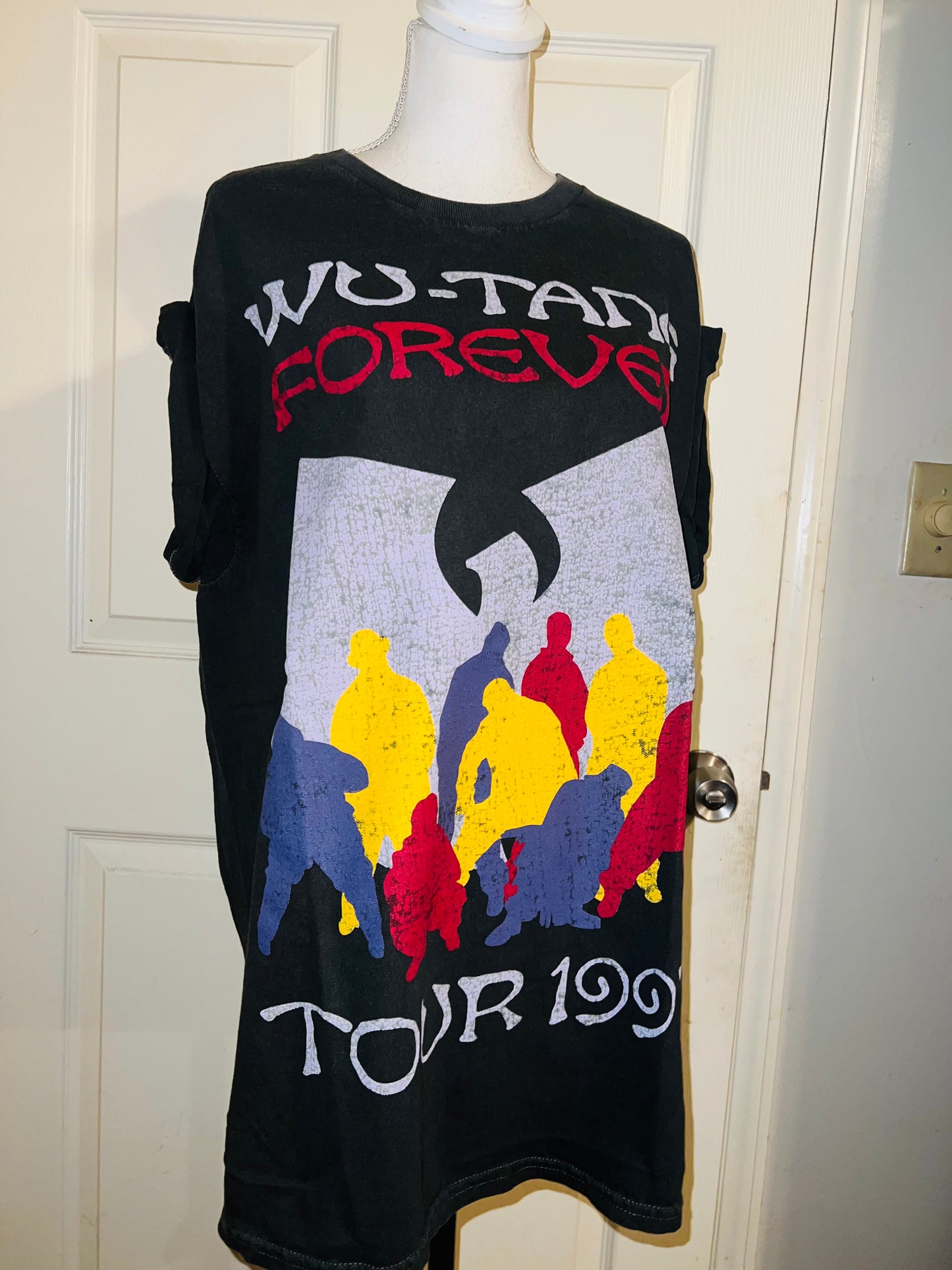 Wu-Tang Clan Oversized Distressed Tee