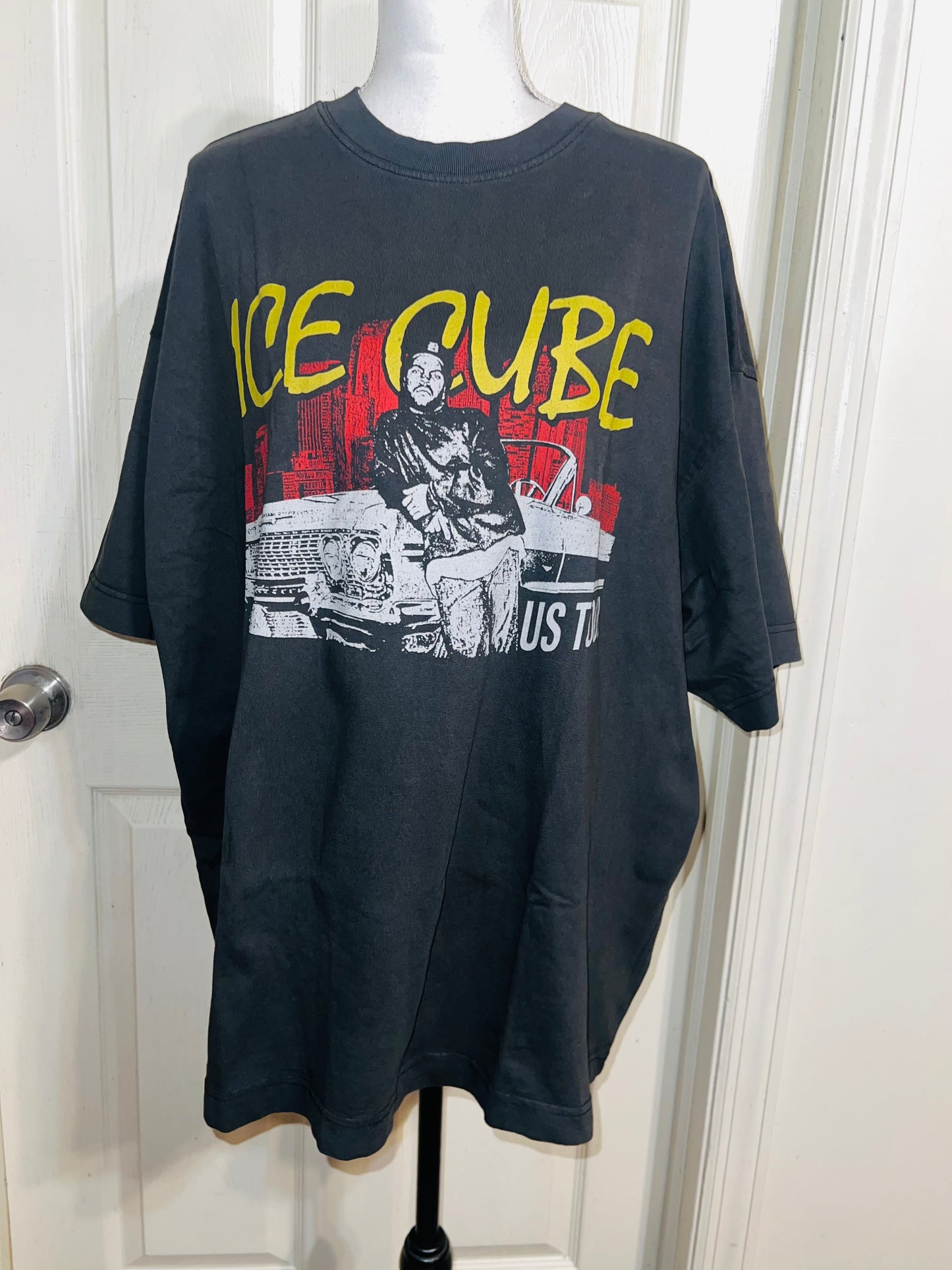 Ice Cube Double Sided Oversized Distressed Tee