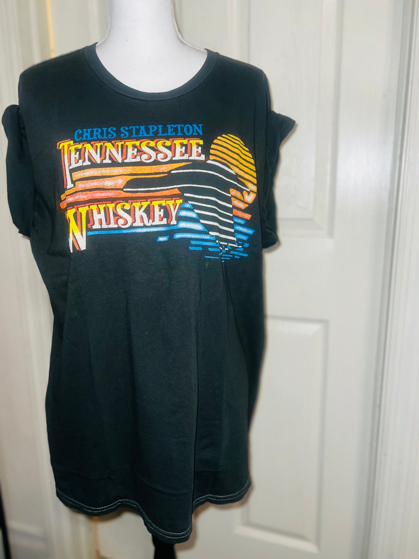 Chris Stapleton Oversized Distressed Tee