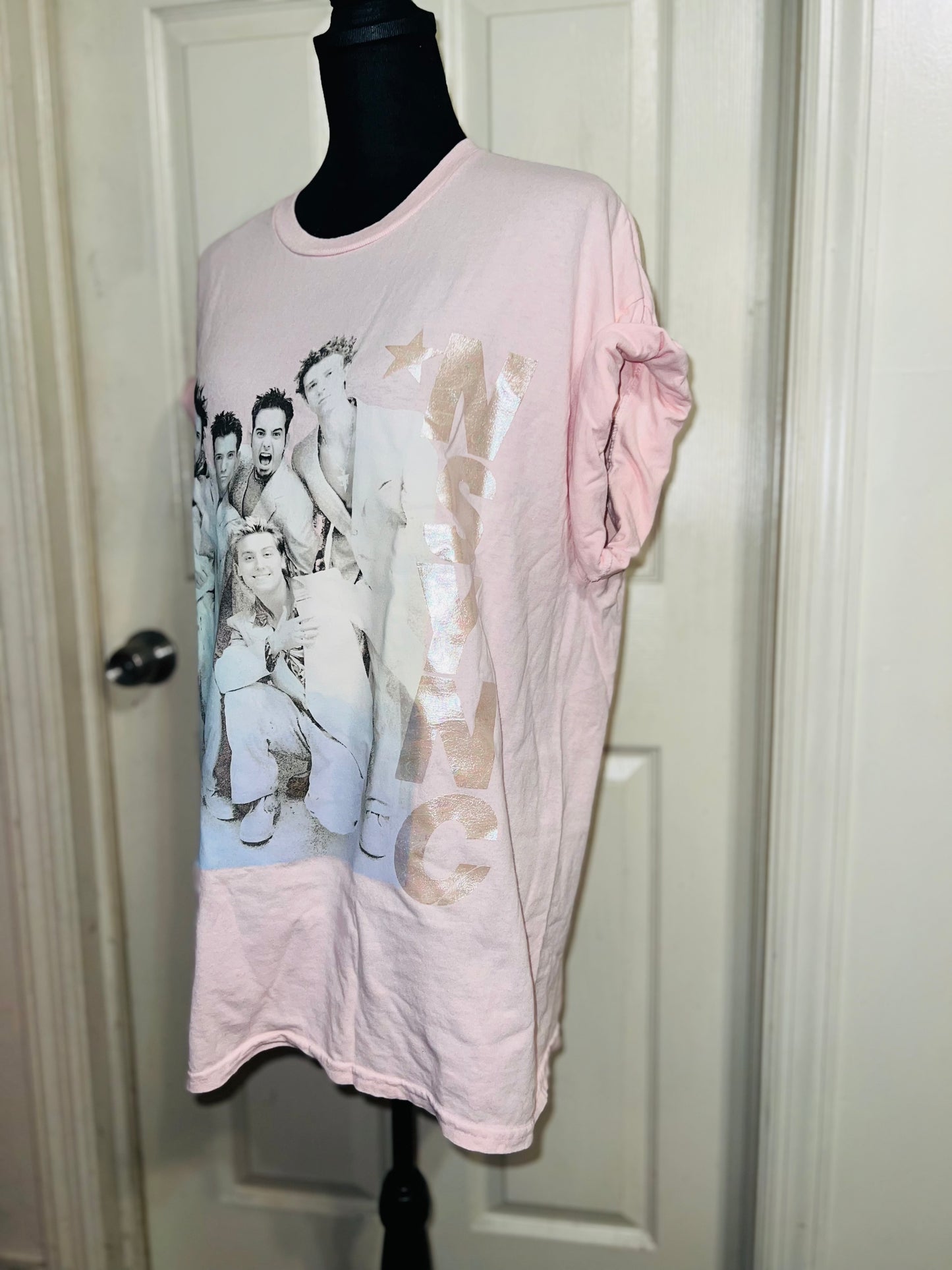 NSYNC Oversized Distressed Tee