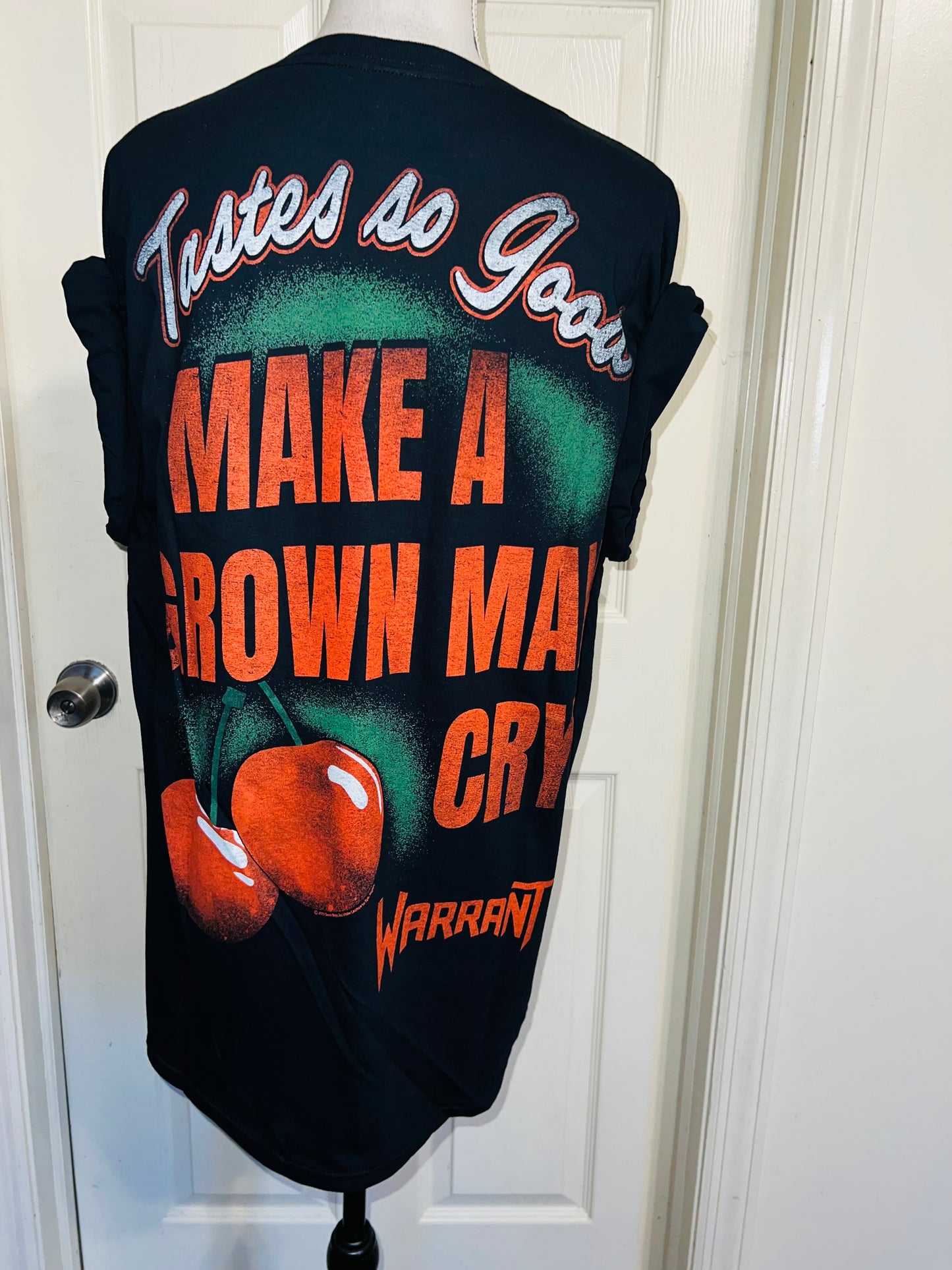 Warrant Double Sided Oversized Distressed Tee