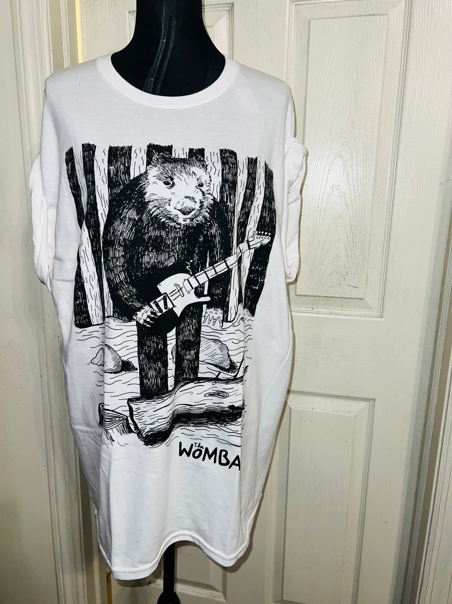The Wombats Oversized Distressed Tee