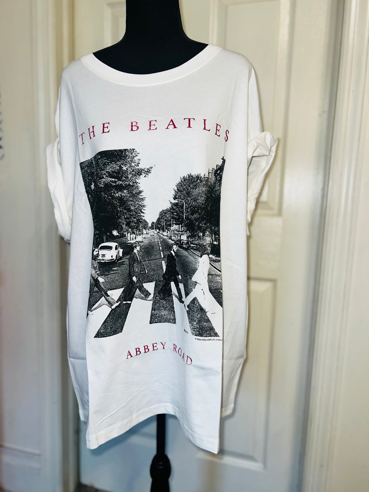 The Beatles Oversized Distressed Tee