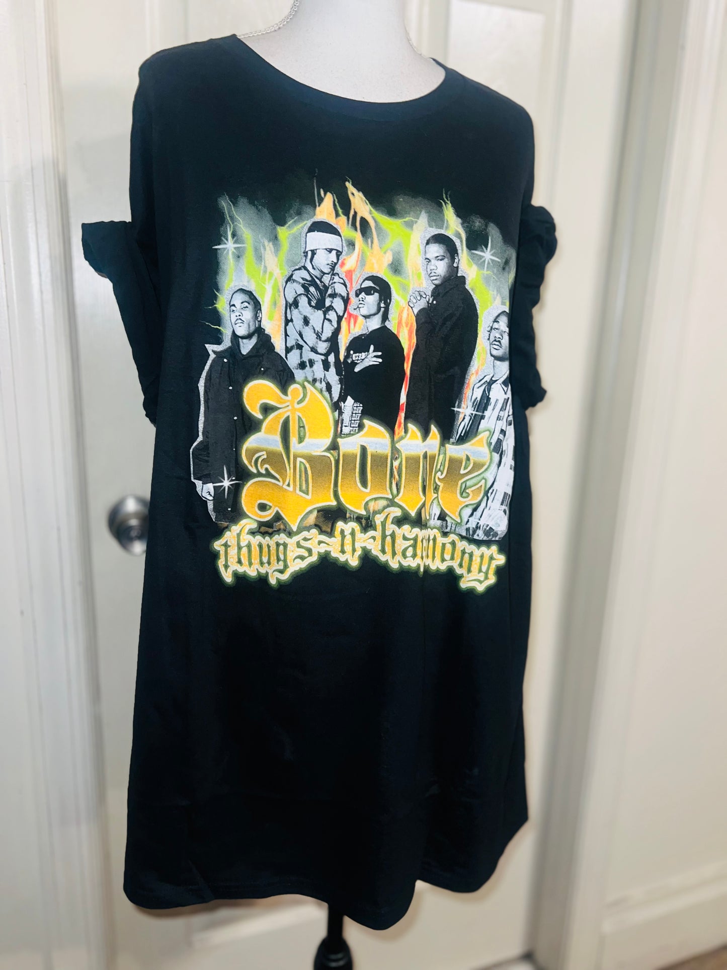 Bone Thugs n Harmony Oversized Distressed Tee