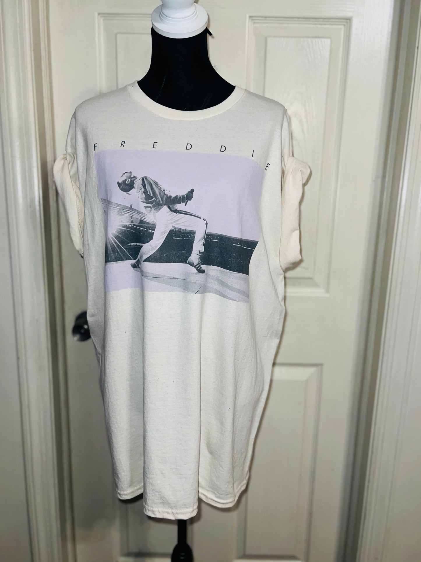 Freddie Mercury Oversized Distressed Tee