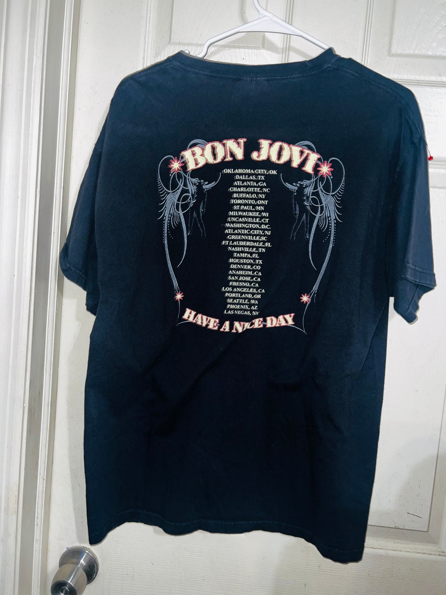 Bon Jovi Vintage Double Sided Tour Tee