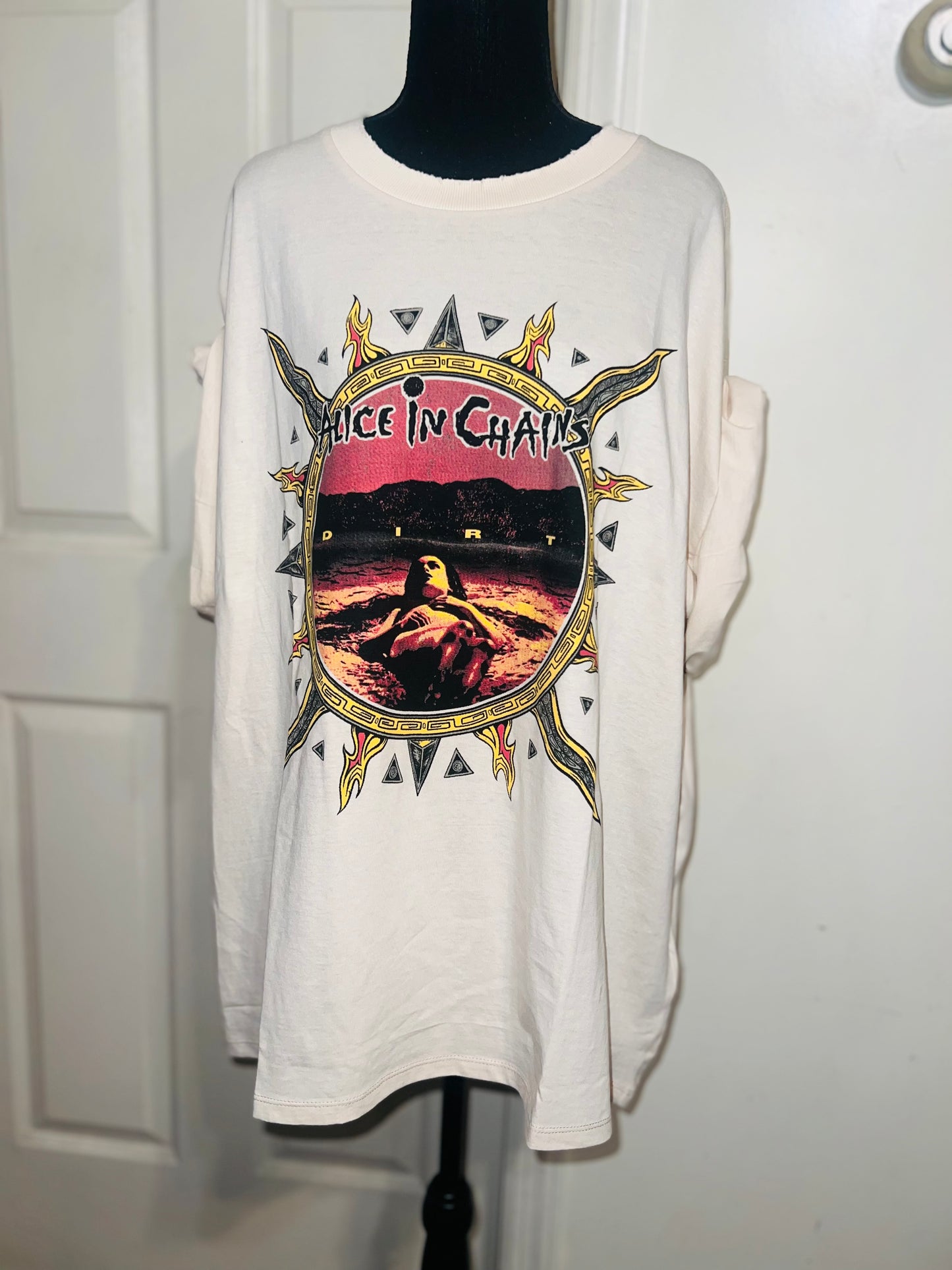 Alice In Chains Oversized Distressed Tee
