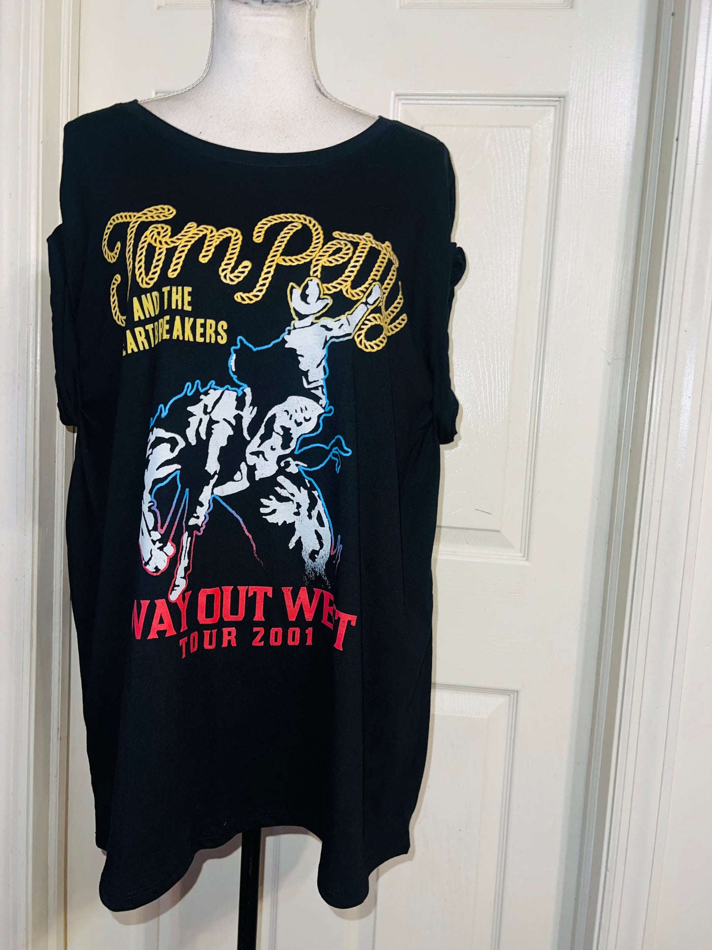 Tom Petty & The Heartbreakers Oversized Distressed Tee