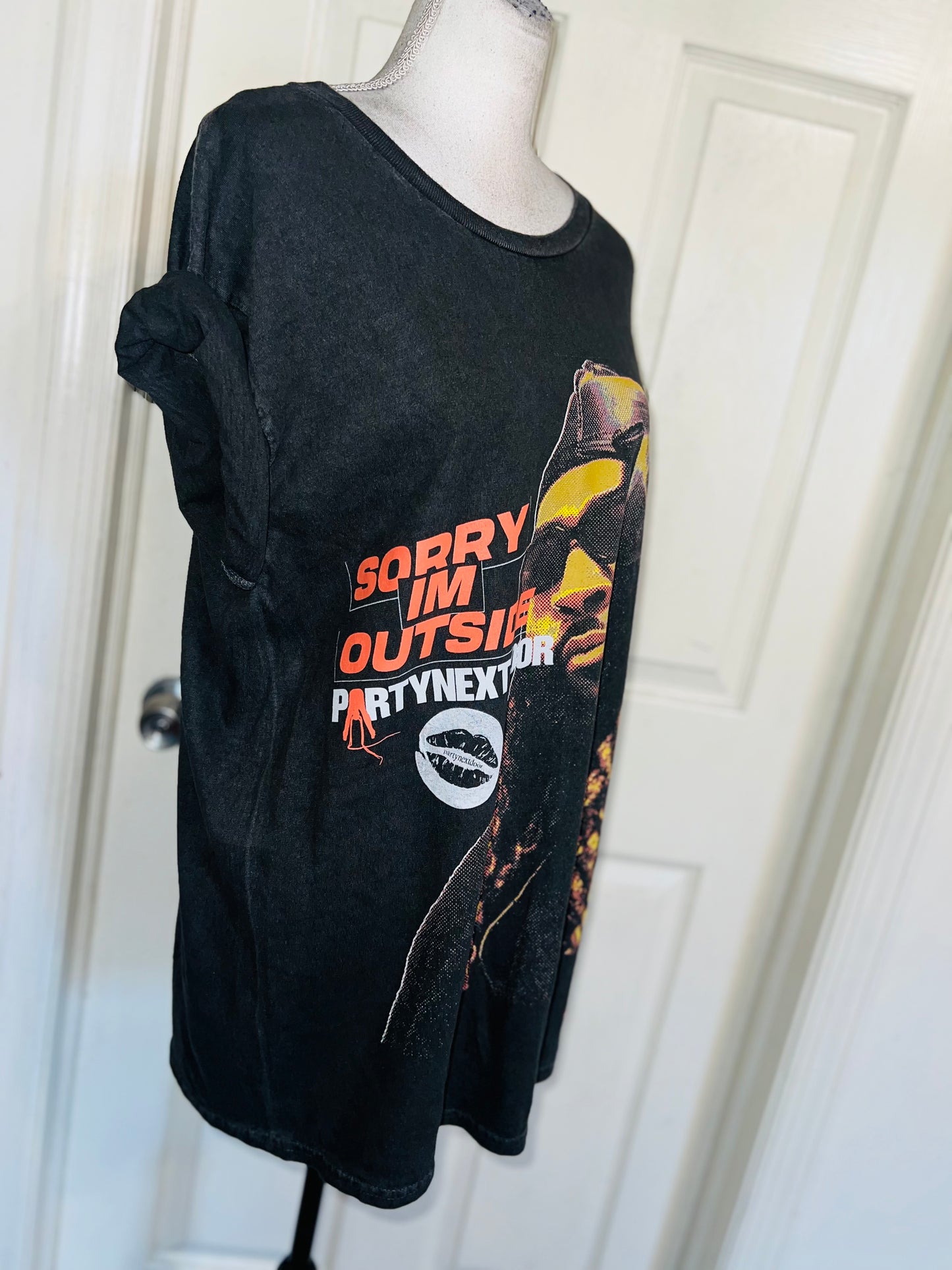 PartyNextDoor Oversized Distressed Tee