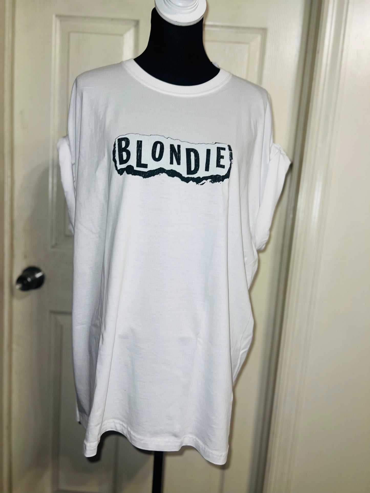 Blondie Double SIded Oversized Distressed Tee