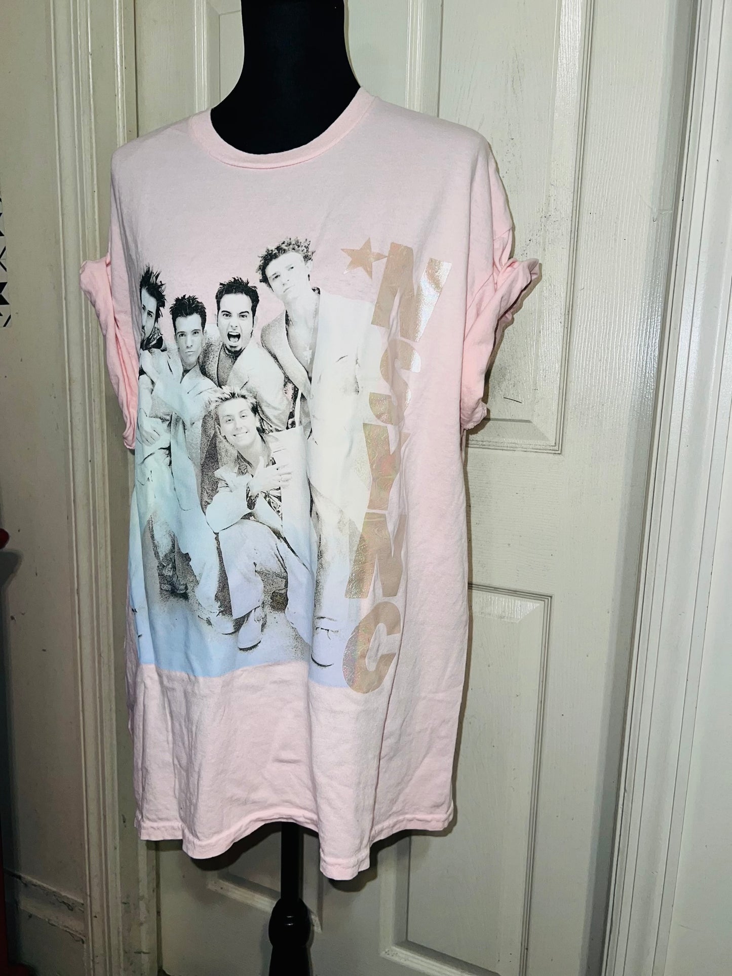 NSYNC Oversized Distressed Tee