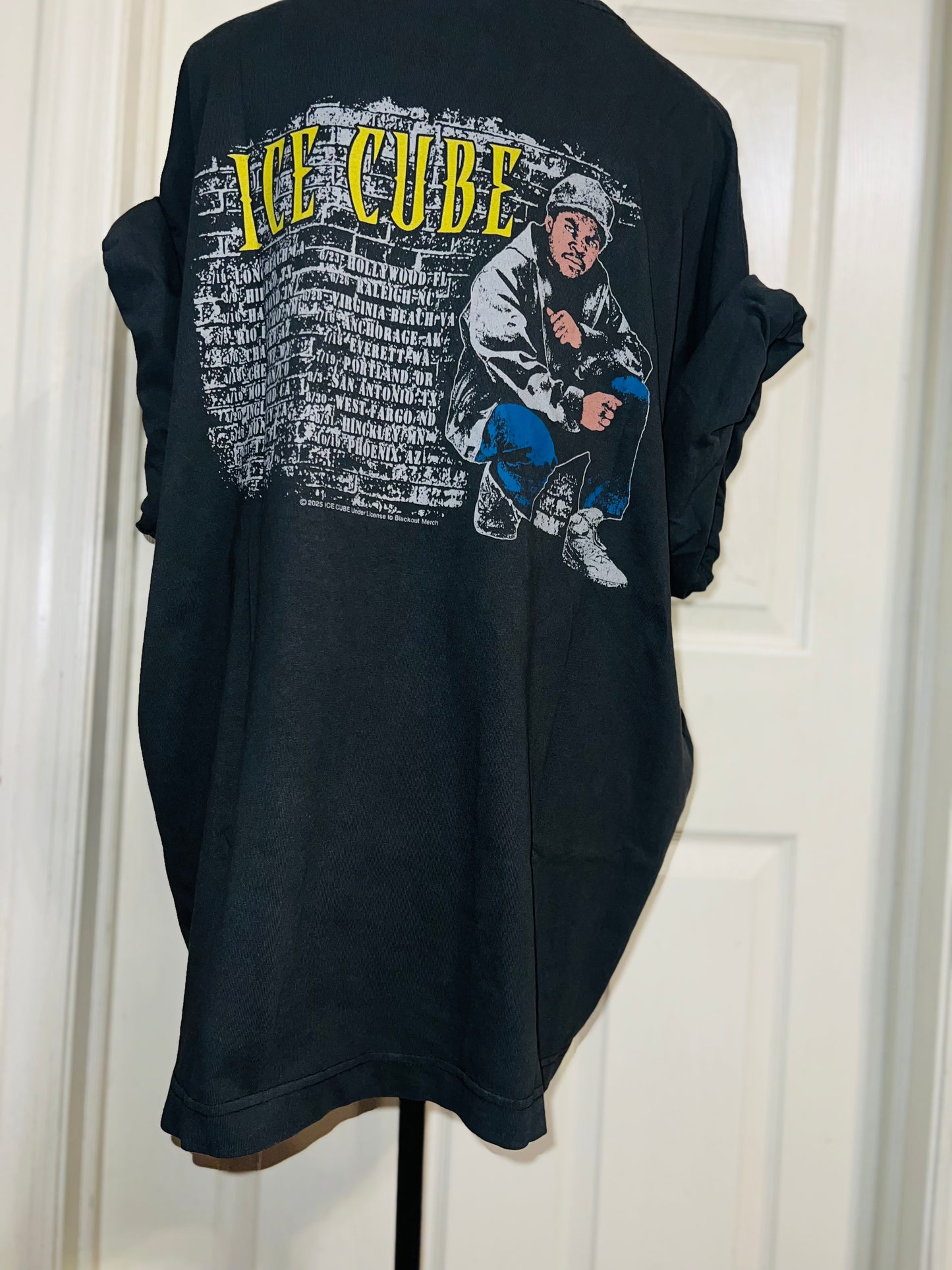 Ice Cube Double Sided Oversized Distressed Tee