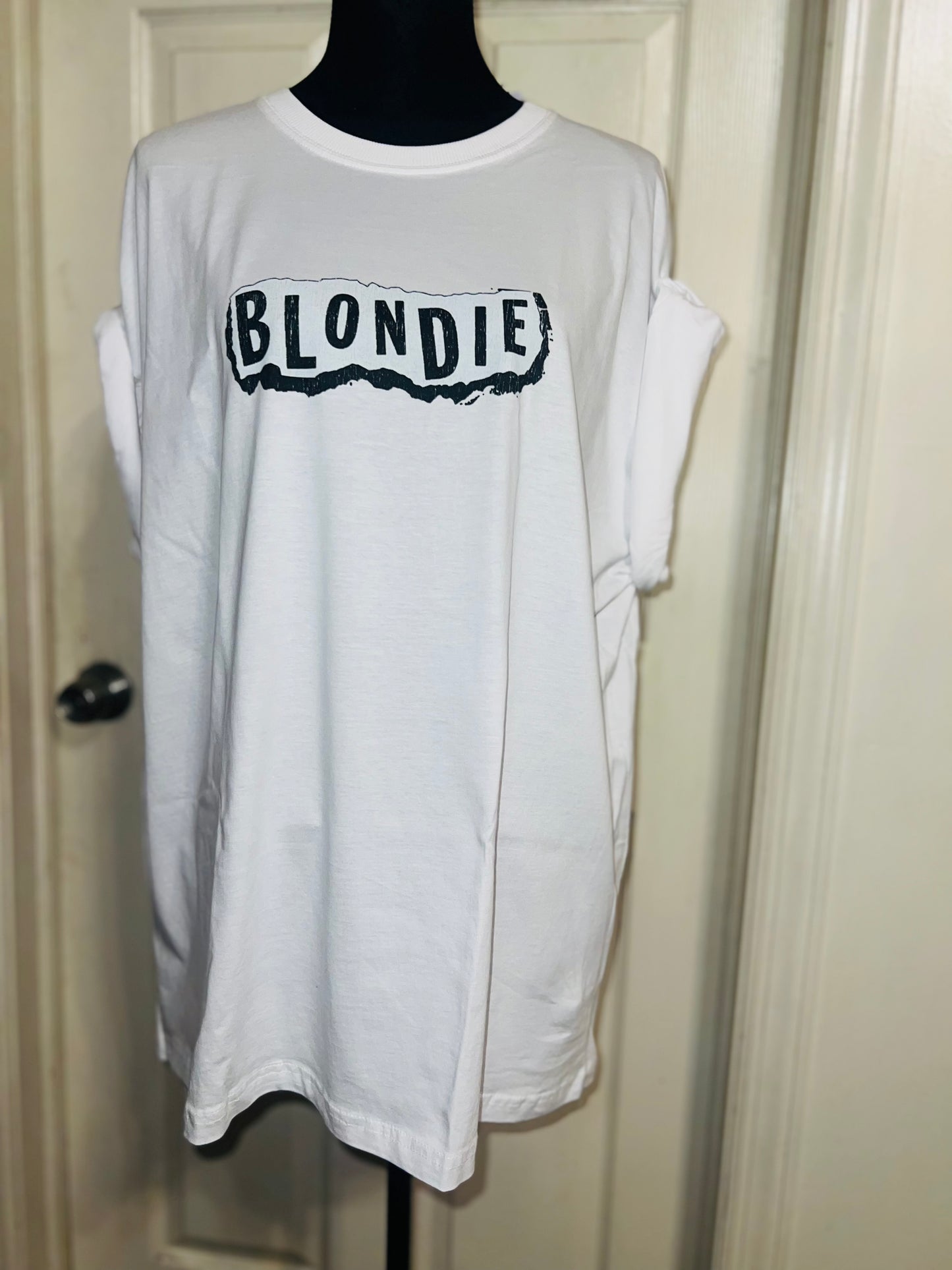 Blondie Double SIded Oversized Distressed Tee