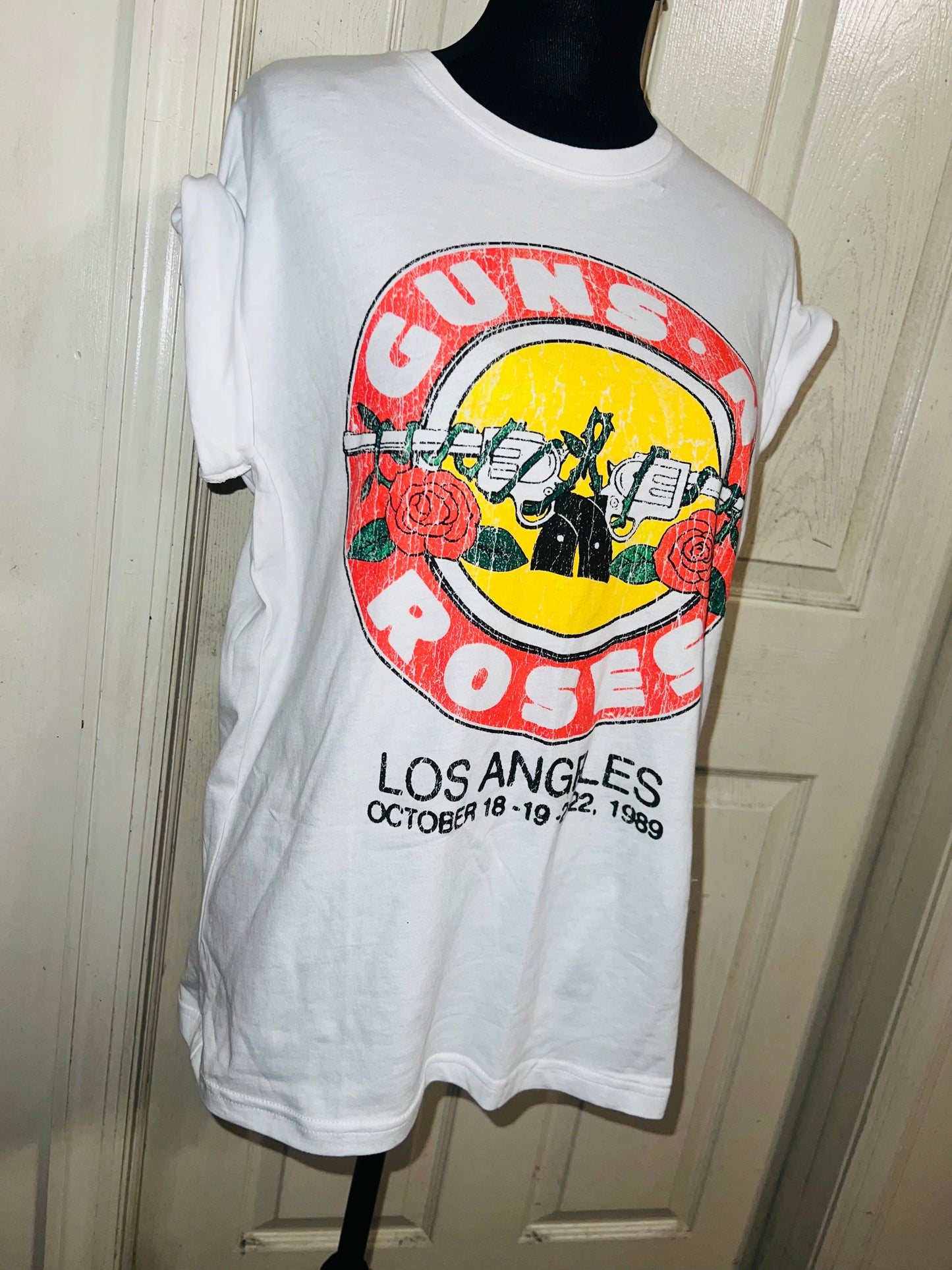 Guns n Roses Oversized Distressed Tee