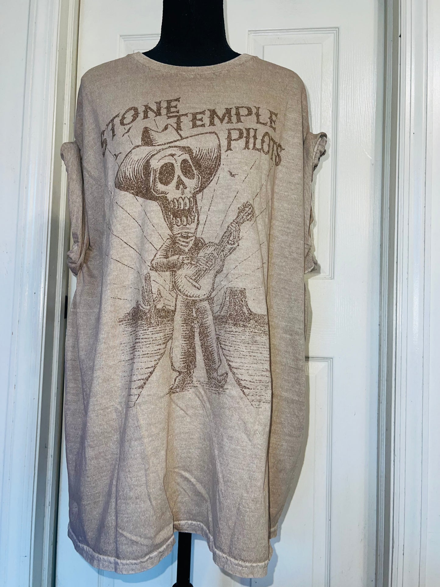 Stone Temple Pilots Oversized Distressed Tee