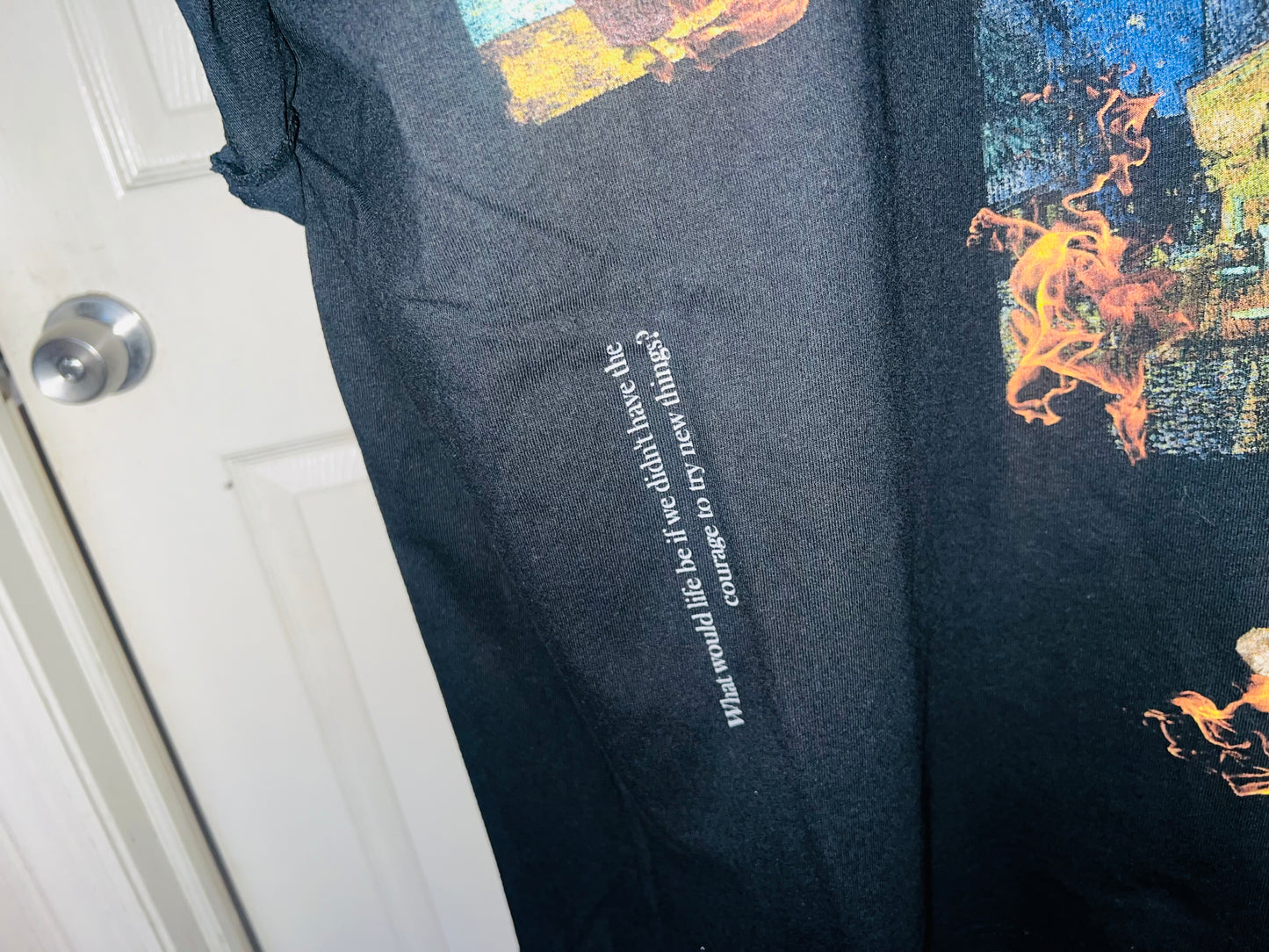 Vincent Van Gogh Oversized Distressed Tee