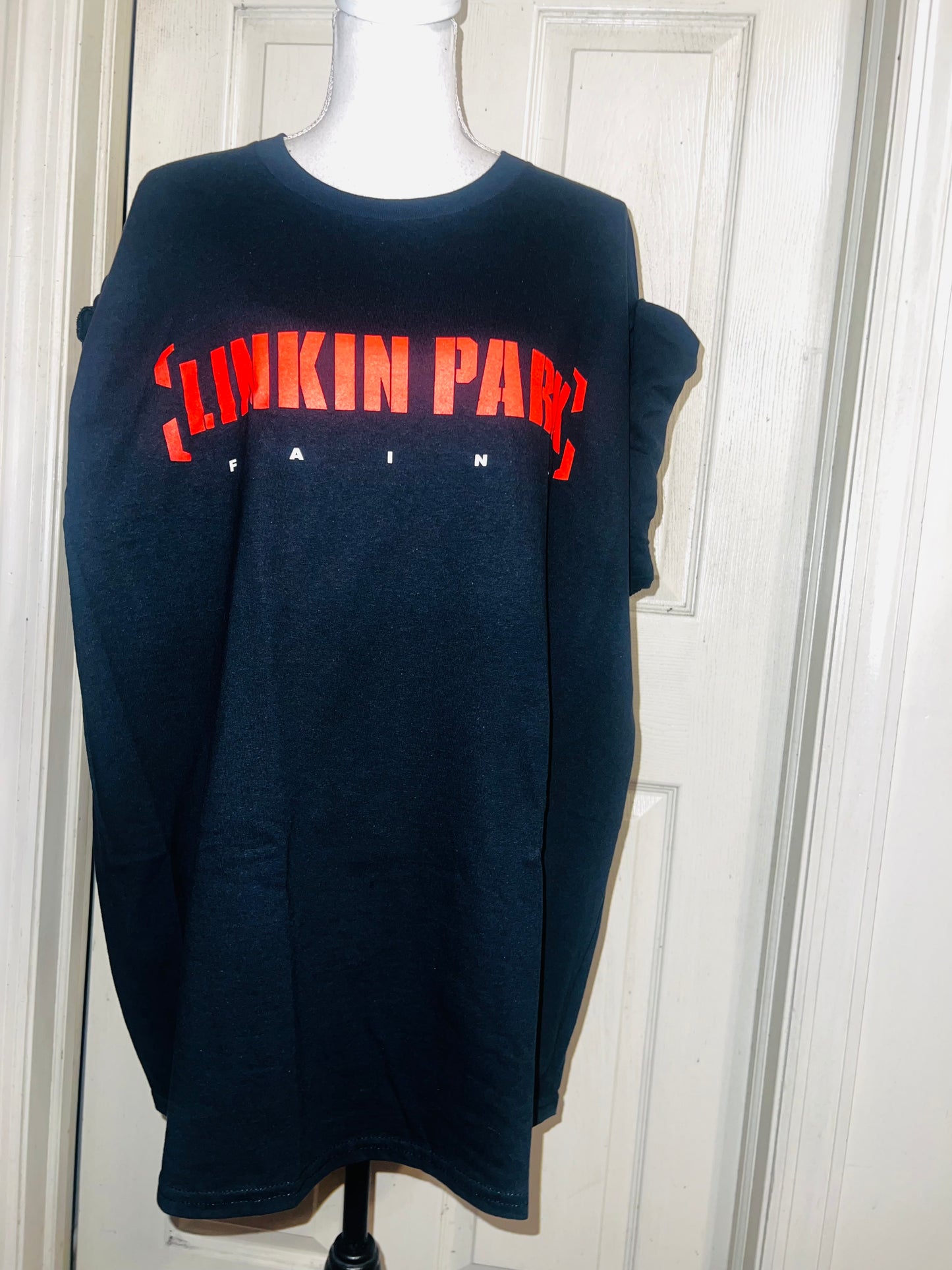 Linkin Park Double Sided Oversized Distressed Tee