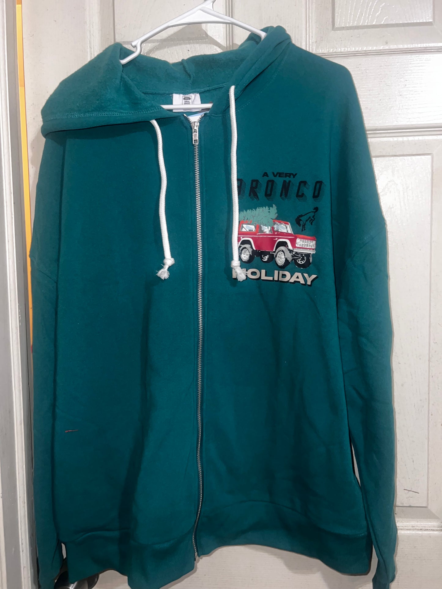 Ford Bronco Double Sided Zip Up Sweatshirt