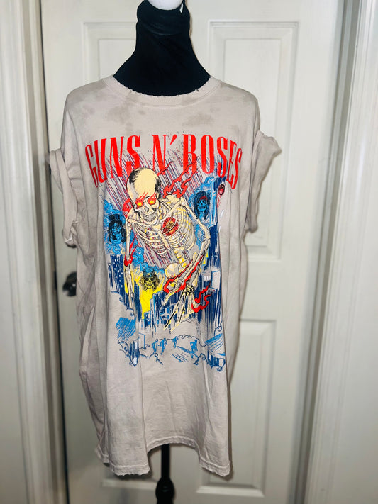 Guns N’ Roses Oversized Distressed Tee