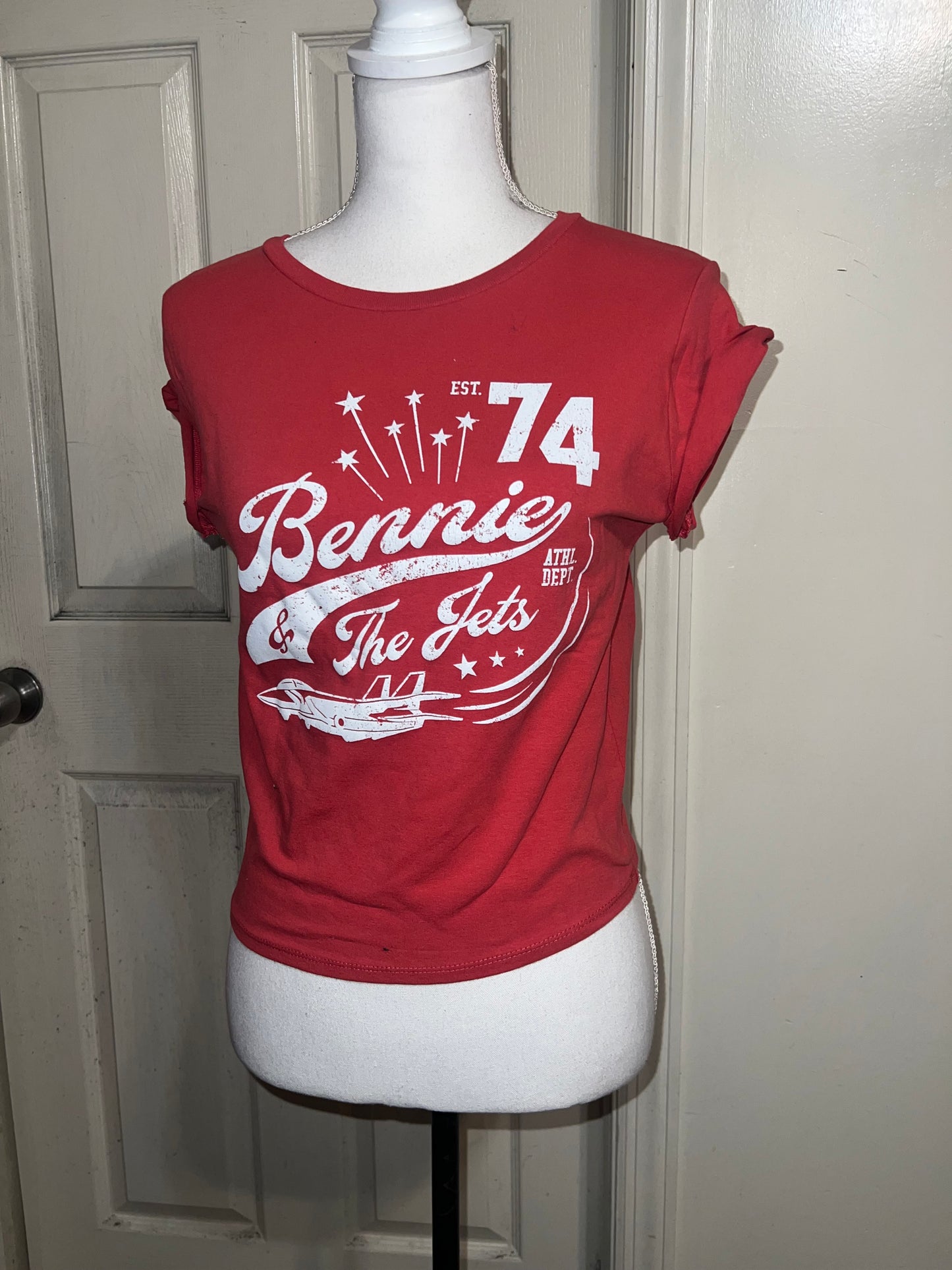 Elton John Distressed Baby Tee