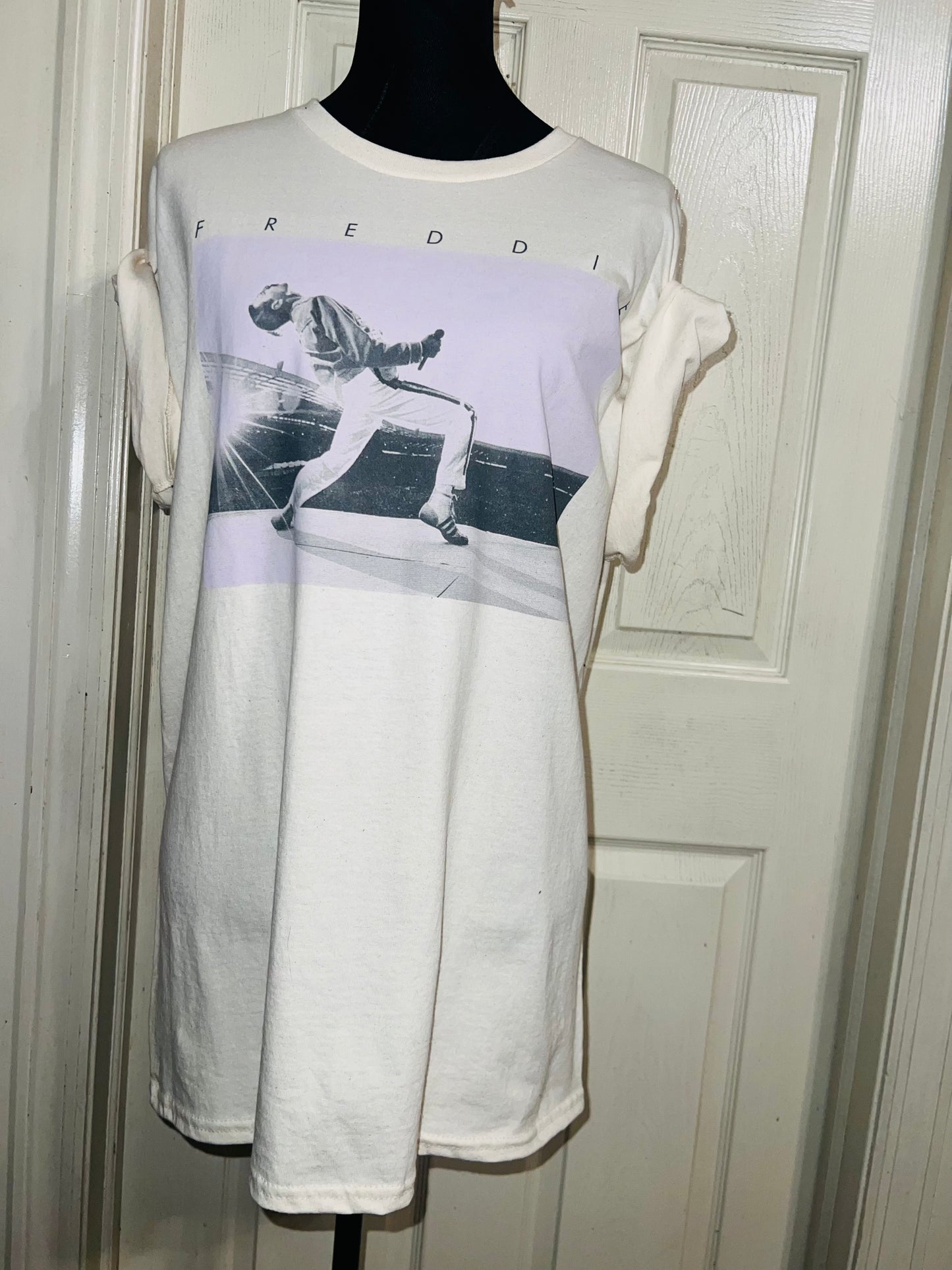 Freddie Mercury Oversized Distressed Tee