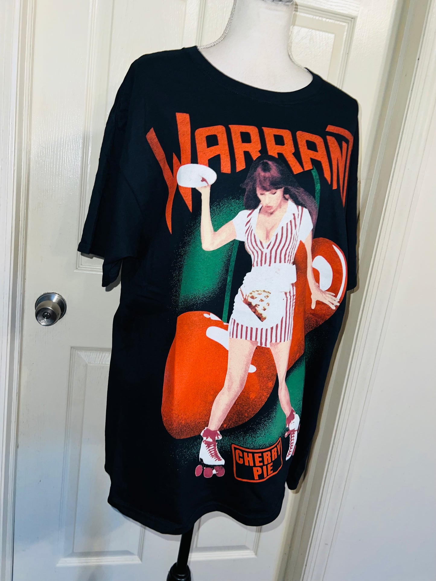 Warrant Double Sided Oversized Distressed Tee