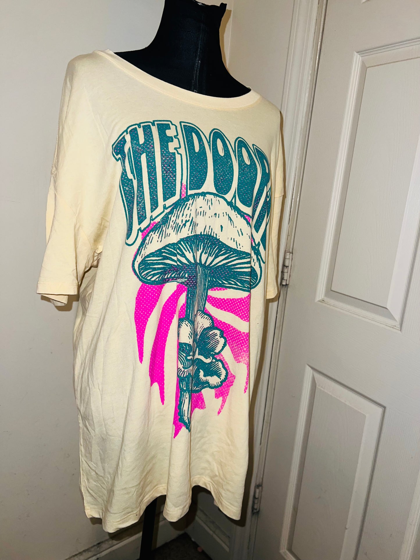 The Doors Double Sided Oversized Distressed Tee