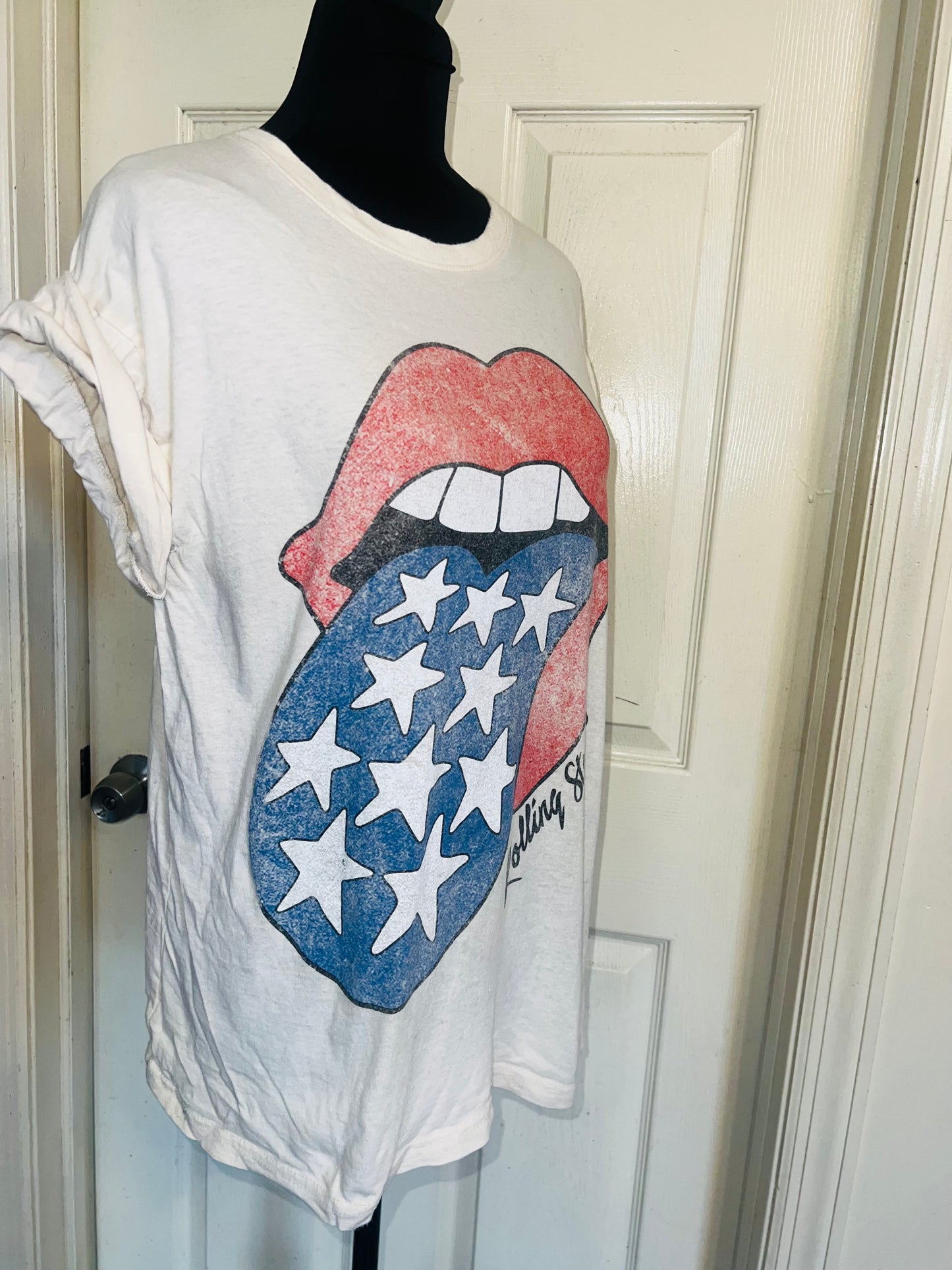 Rolling Stones Oversized Distressed Tee