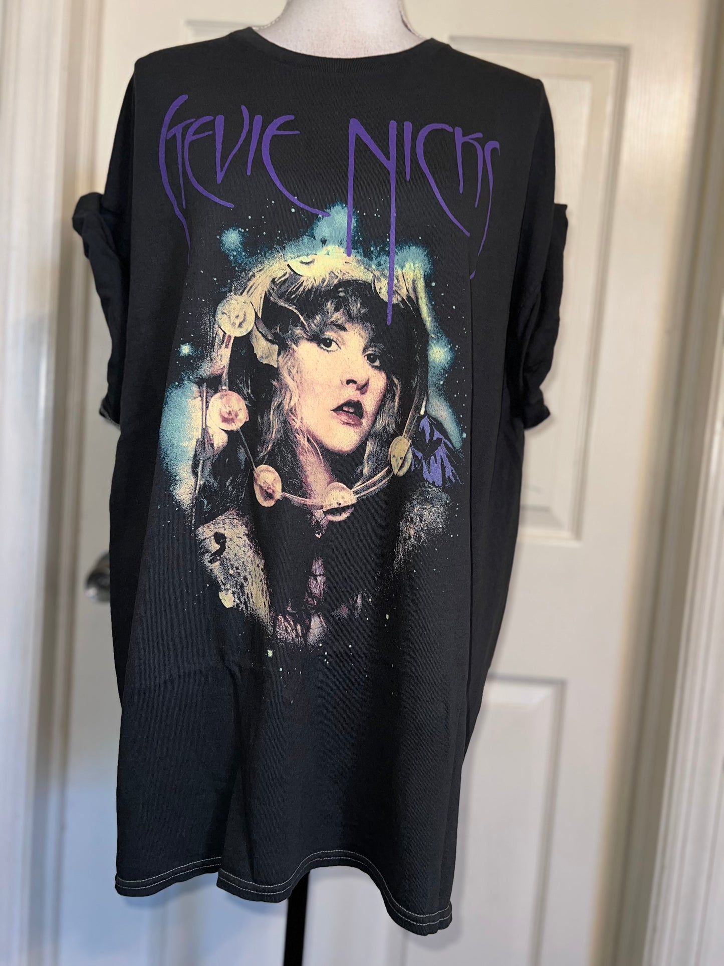 Stevie Nicks Oversized Distressed Tee