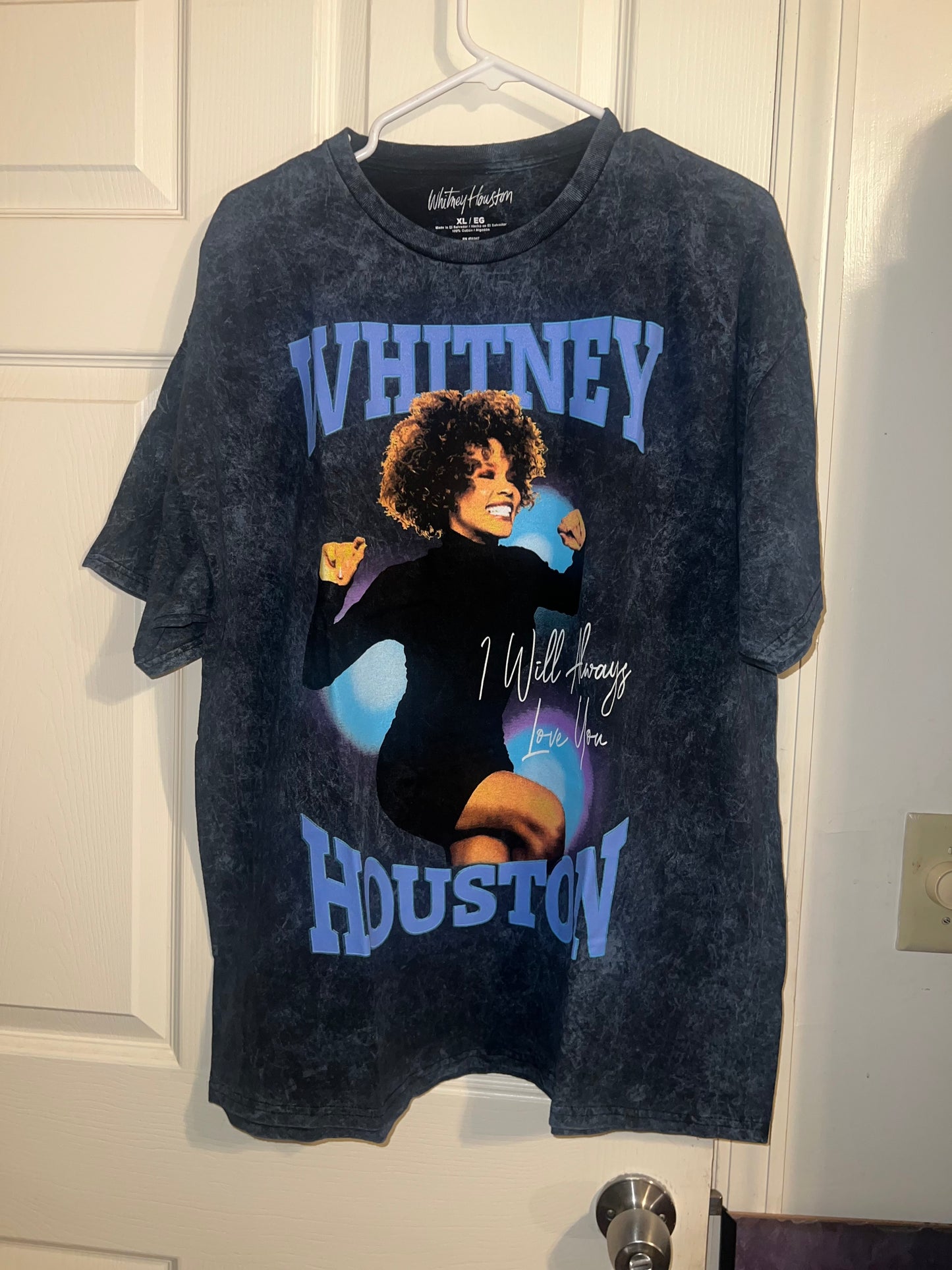 Whitney Houston Oversized Distressed Tee