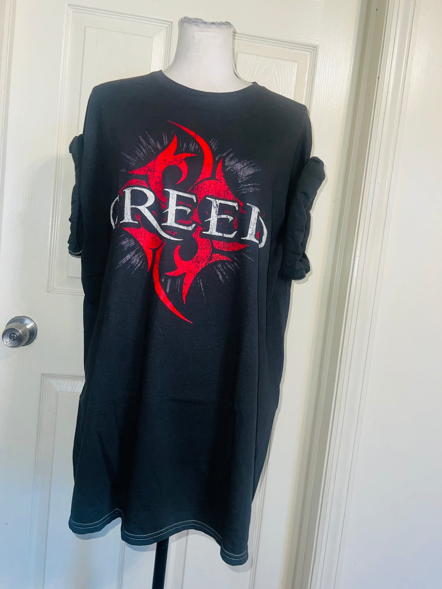 Creed Oversized Distressed Tee