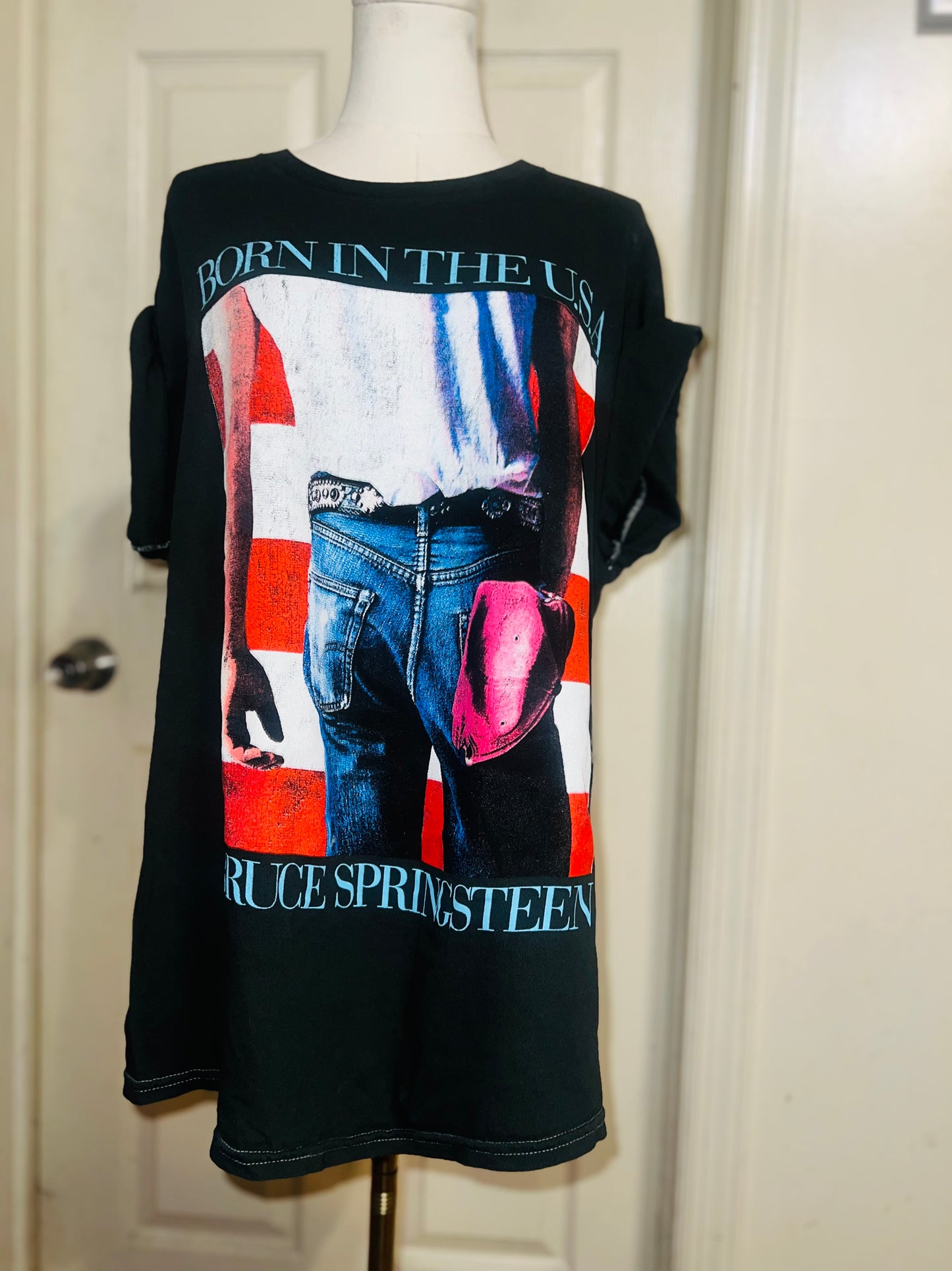 Bruce Springsteen Oversized Distressed Tee