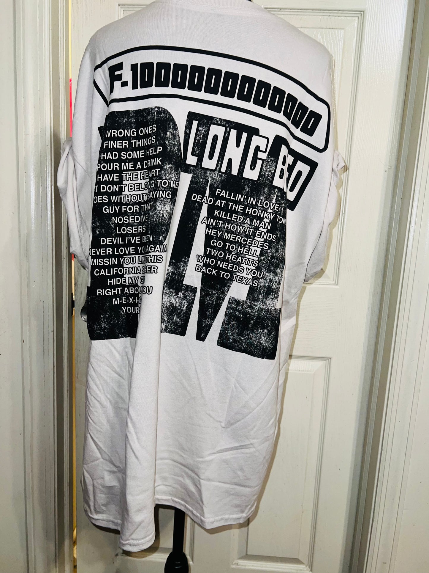 Post Malone Double Sided Oversized Distressed Tee