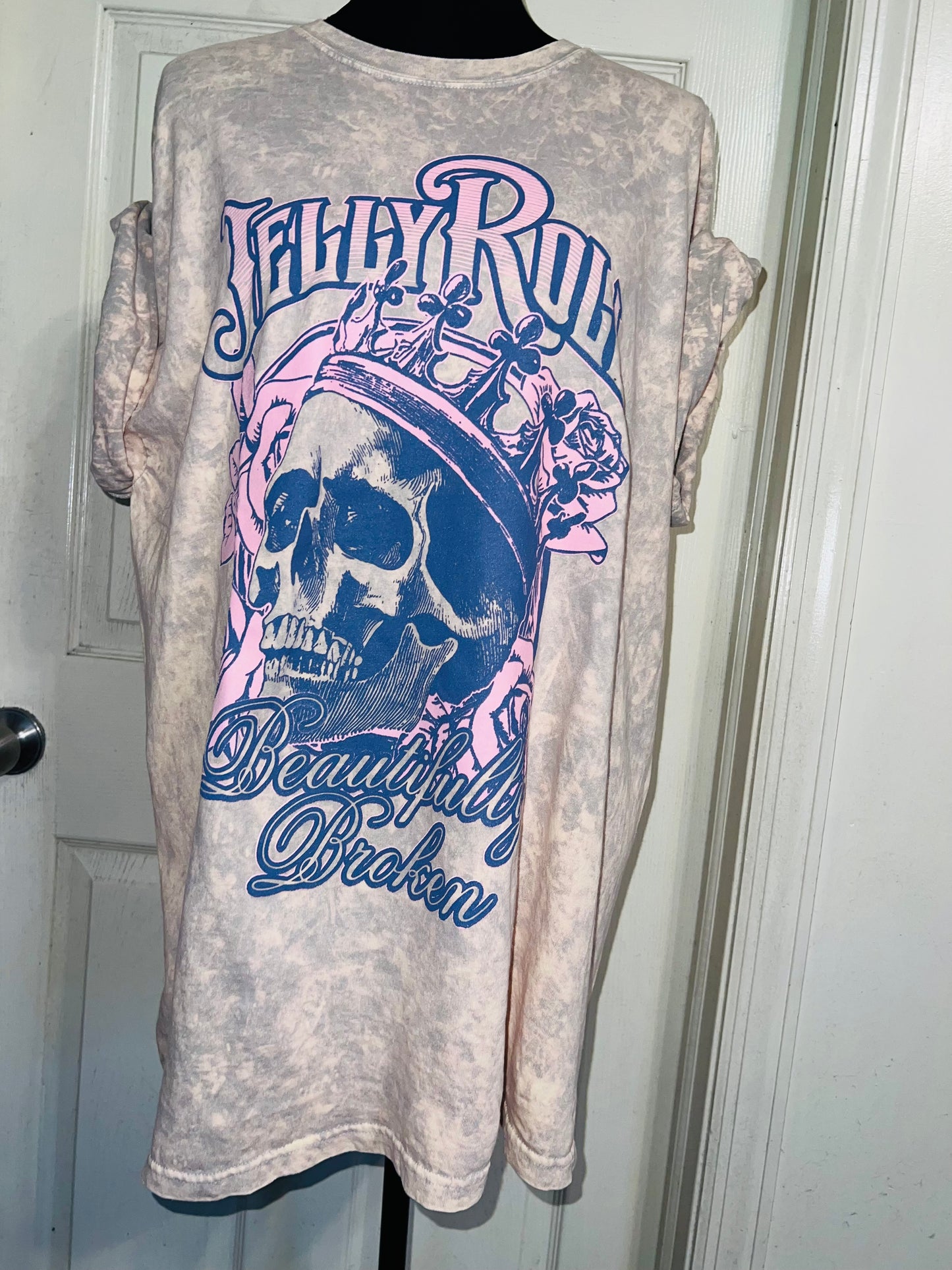 Jelly Roll Oversized Distressed Tee