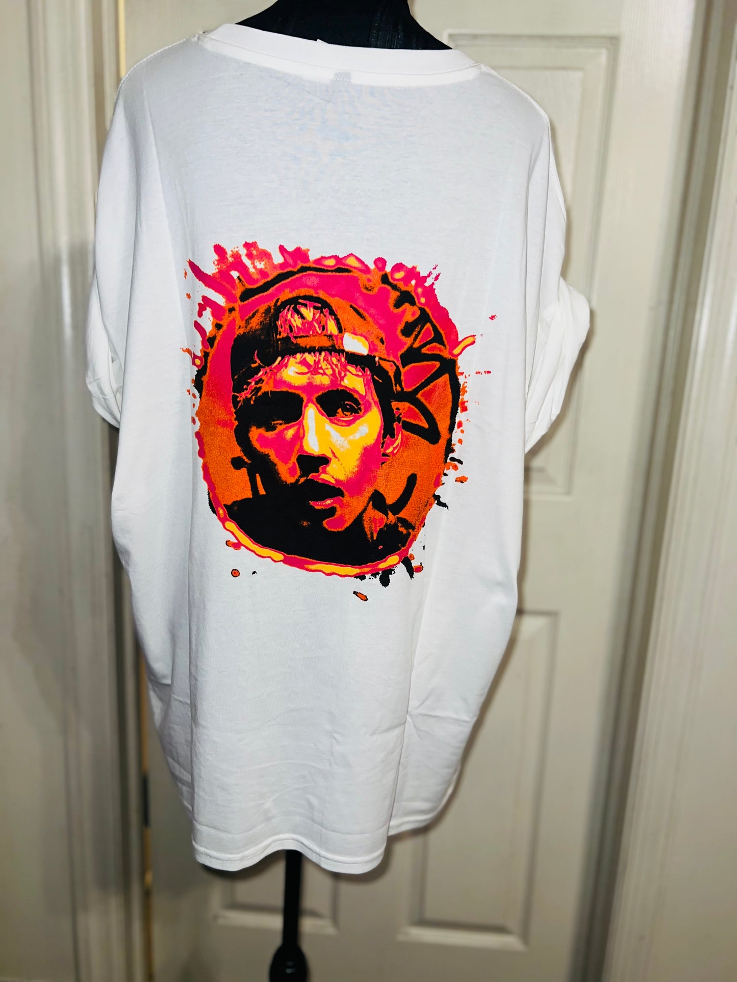 Rush Double Sided Oversized Distressed Tee