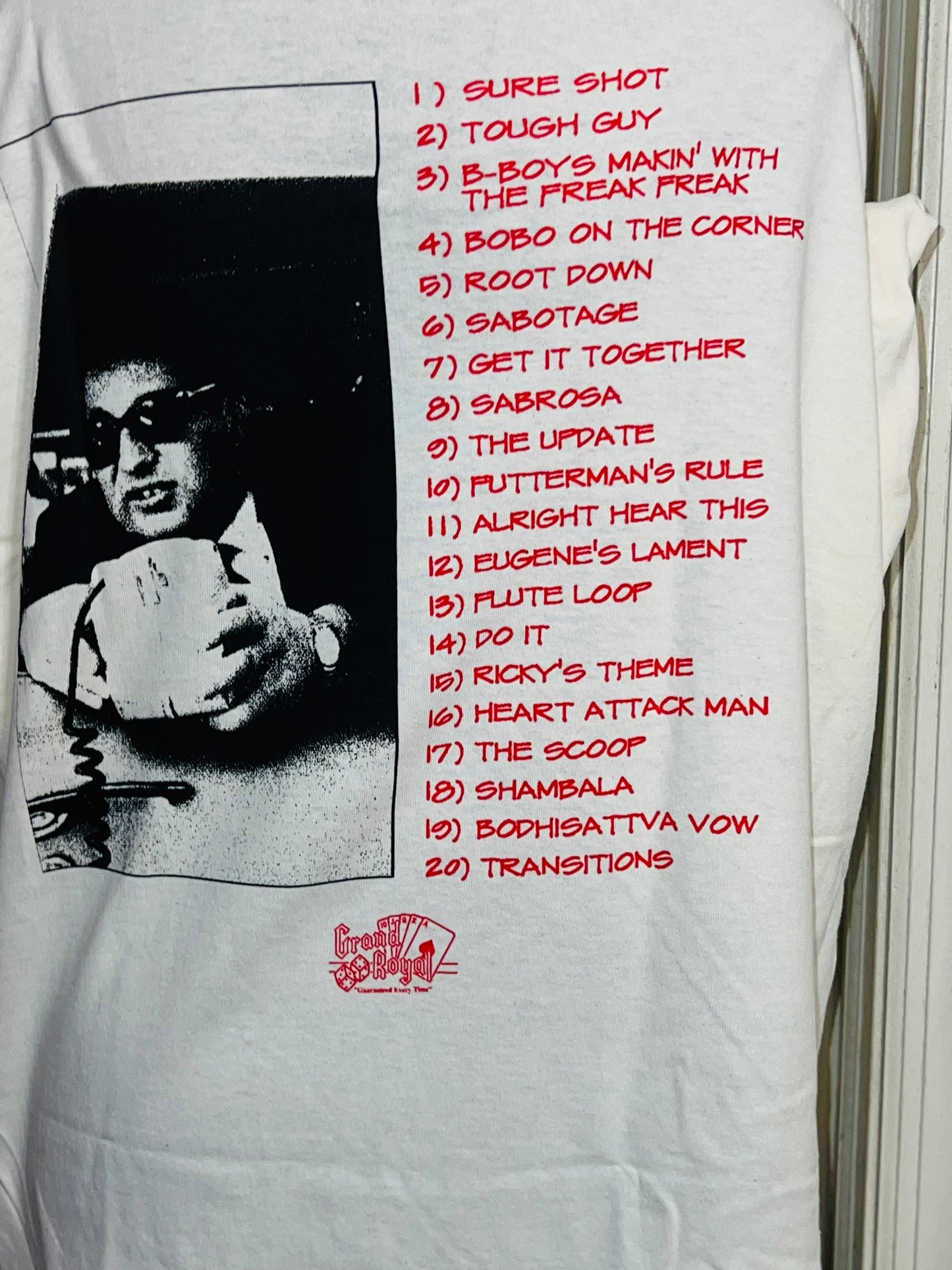 Beastie Boys Double Sided Oversized Distressed Tee