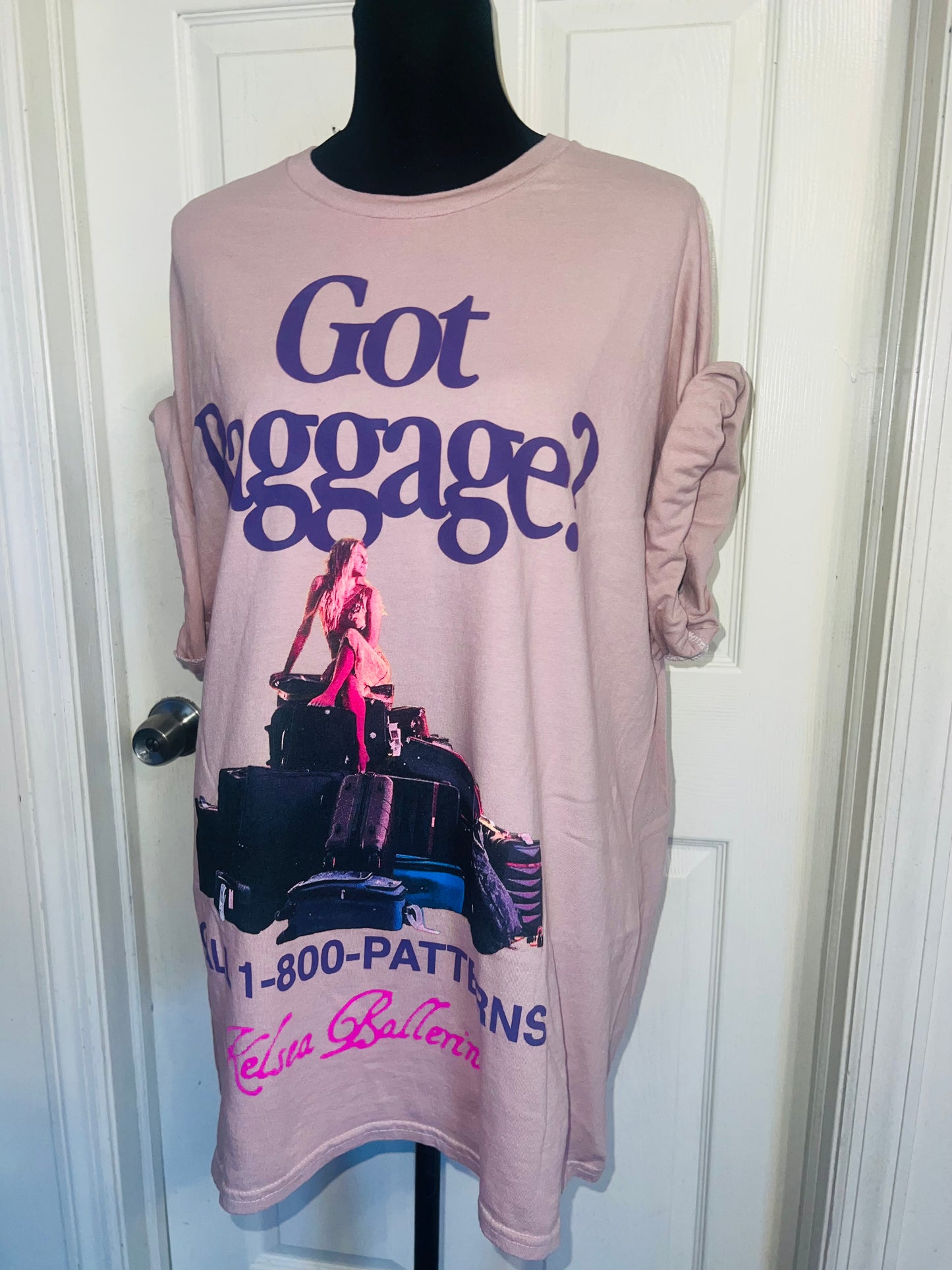 Kelsea Ballerini Oversized Distressed Tee