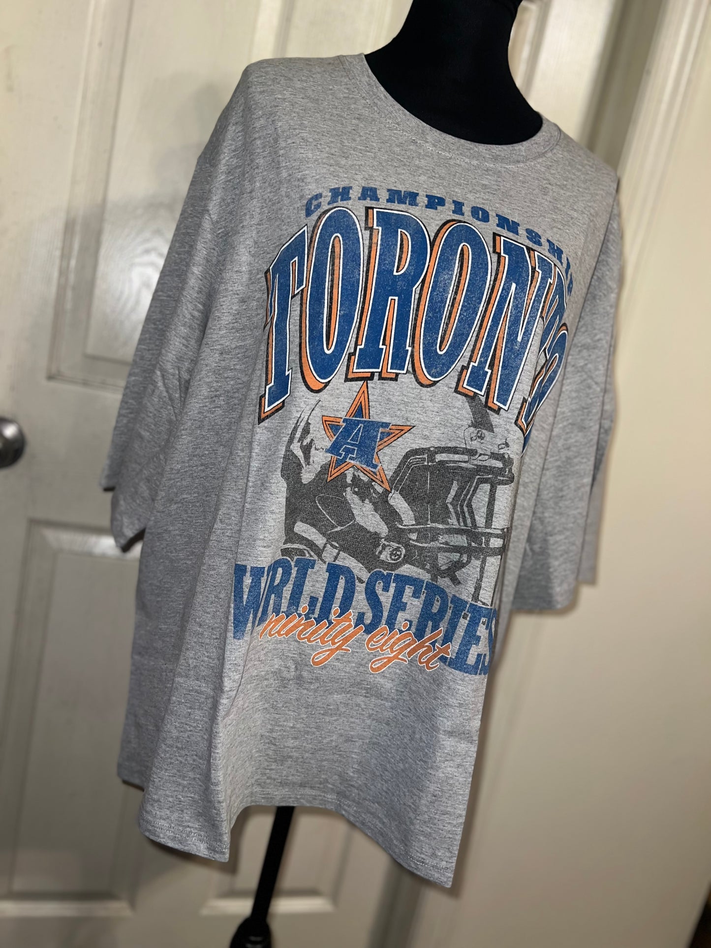 Toronto Sports Graphic Oversized Distressed Tee