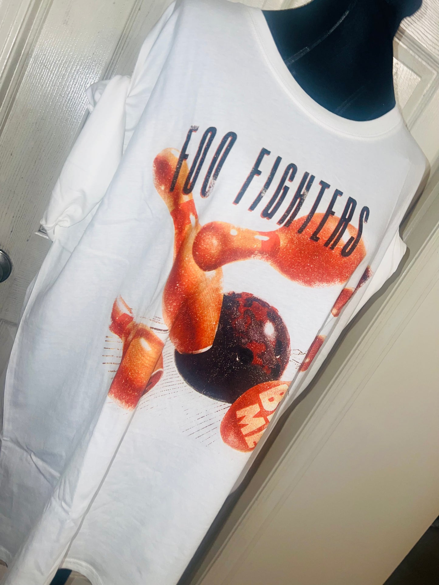 Foo Fighters Oversized Distressed Tee